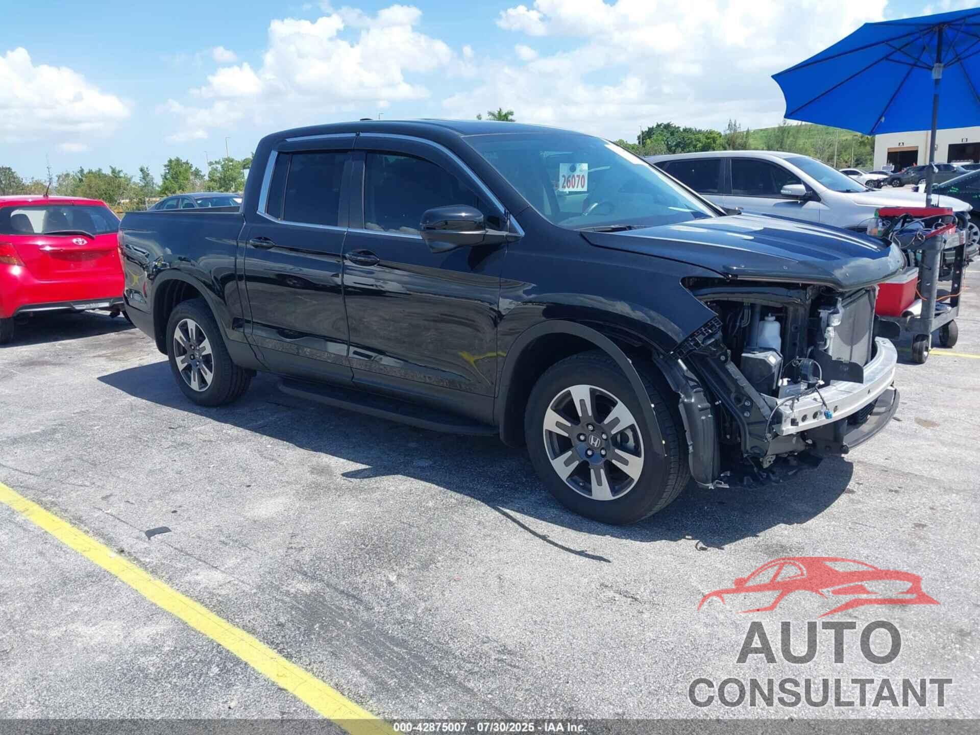 HONDA RIDGELINE 2019 - 5FPYK3F62KB023334