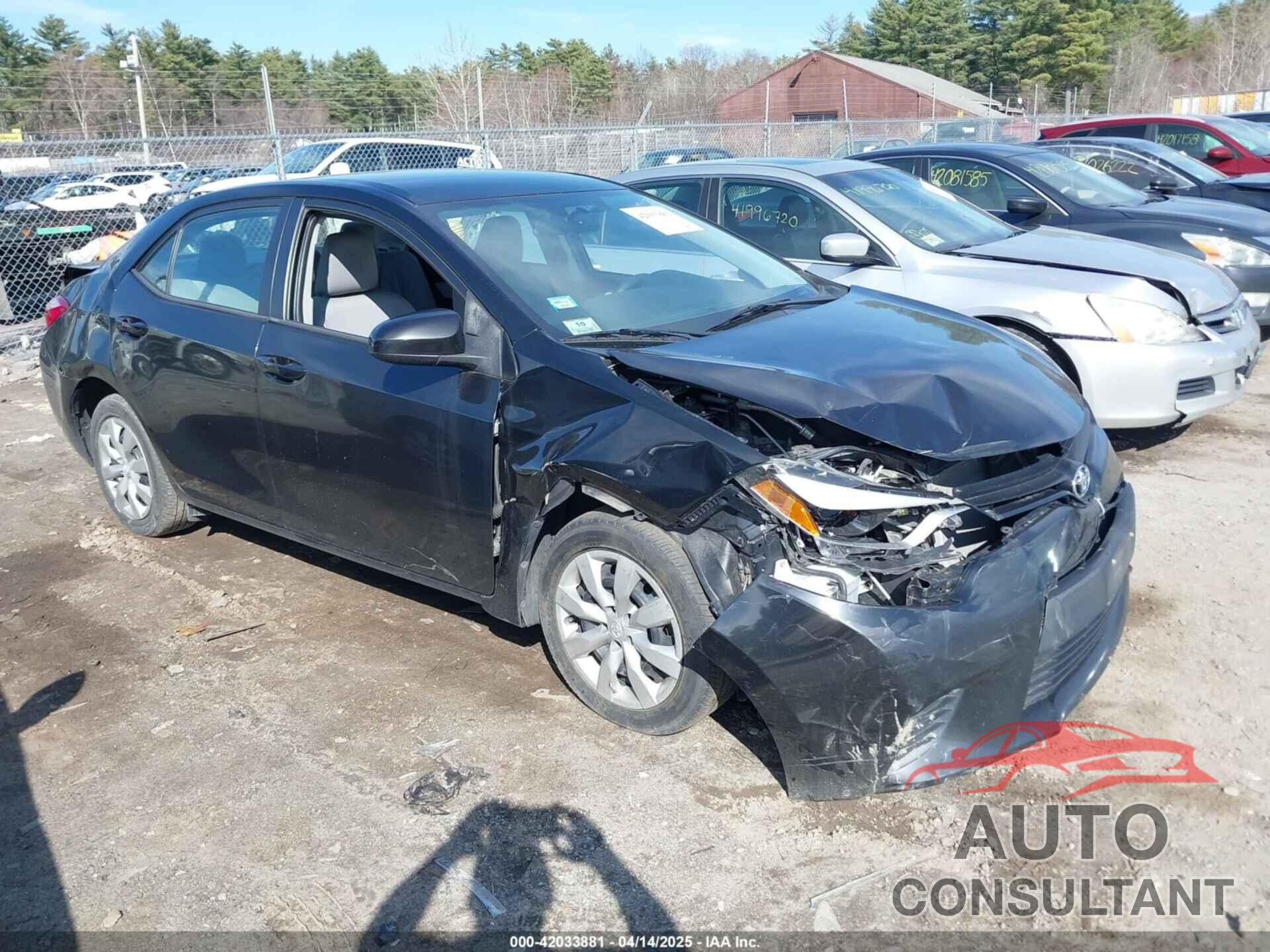 TOYOTA COROLLA 2014 - 2T1BURHEXEC199718