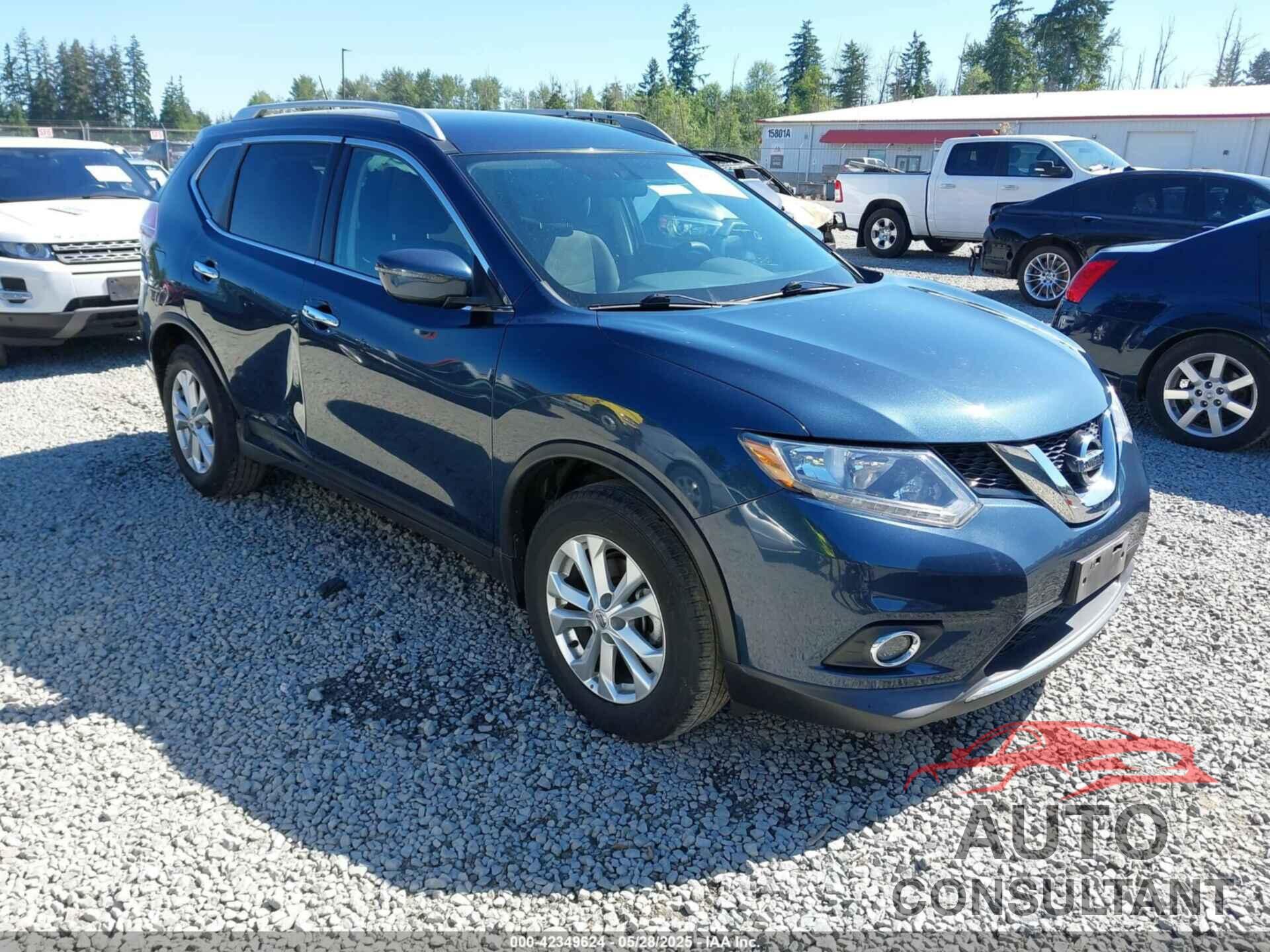 NISSAN ROGUE 2016 - KNMAT2MV4GP672173
