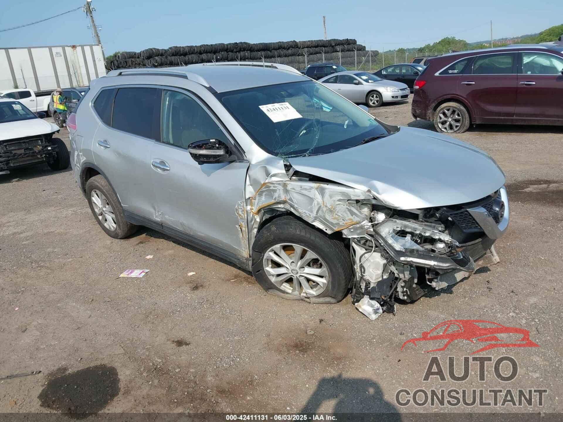 NISSAN ROGUE 2015 - KNMAT2MV4FP519985