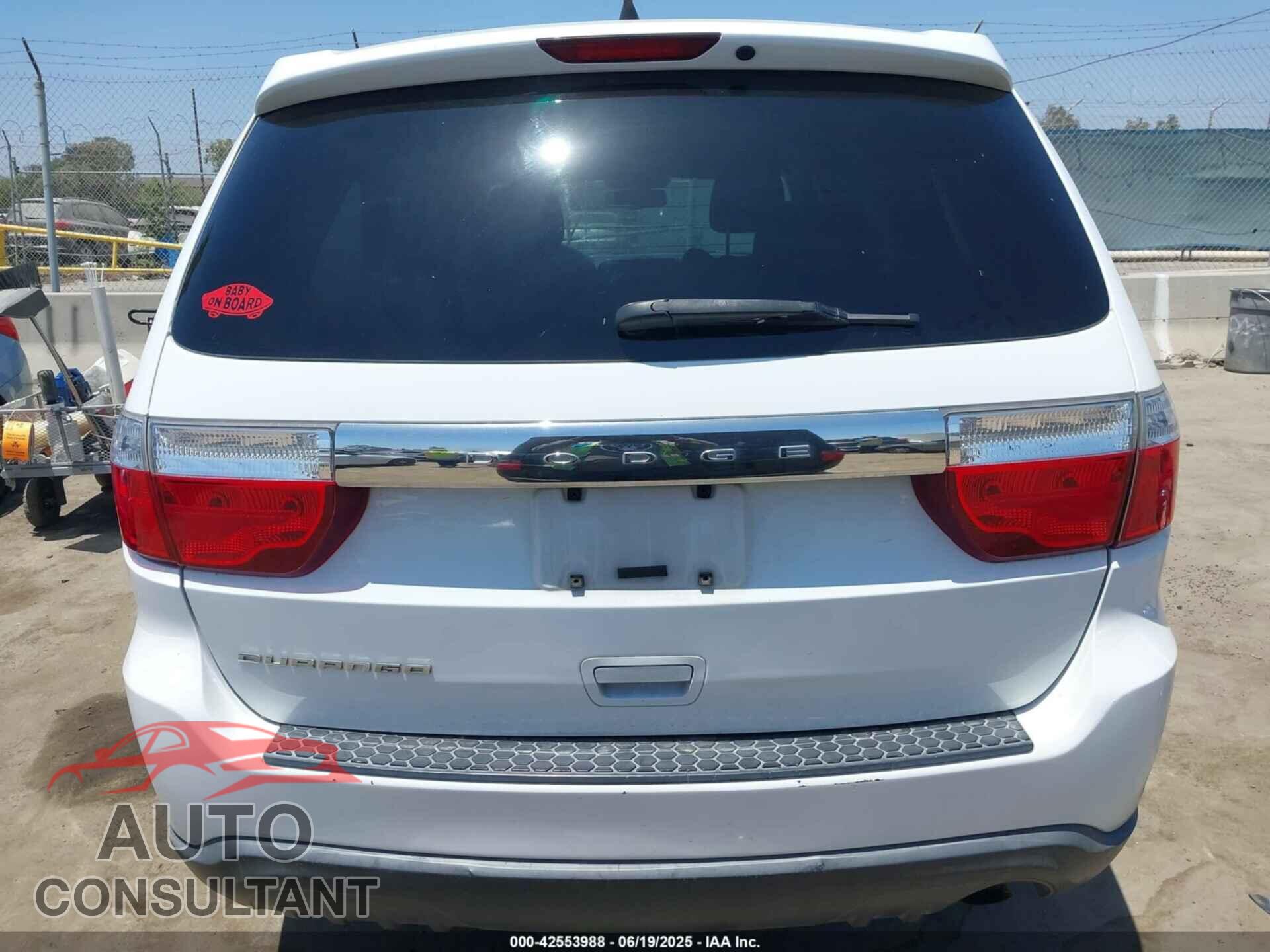 DODGE DURANGO 2013 - 1C4RDHAG9DC678353