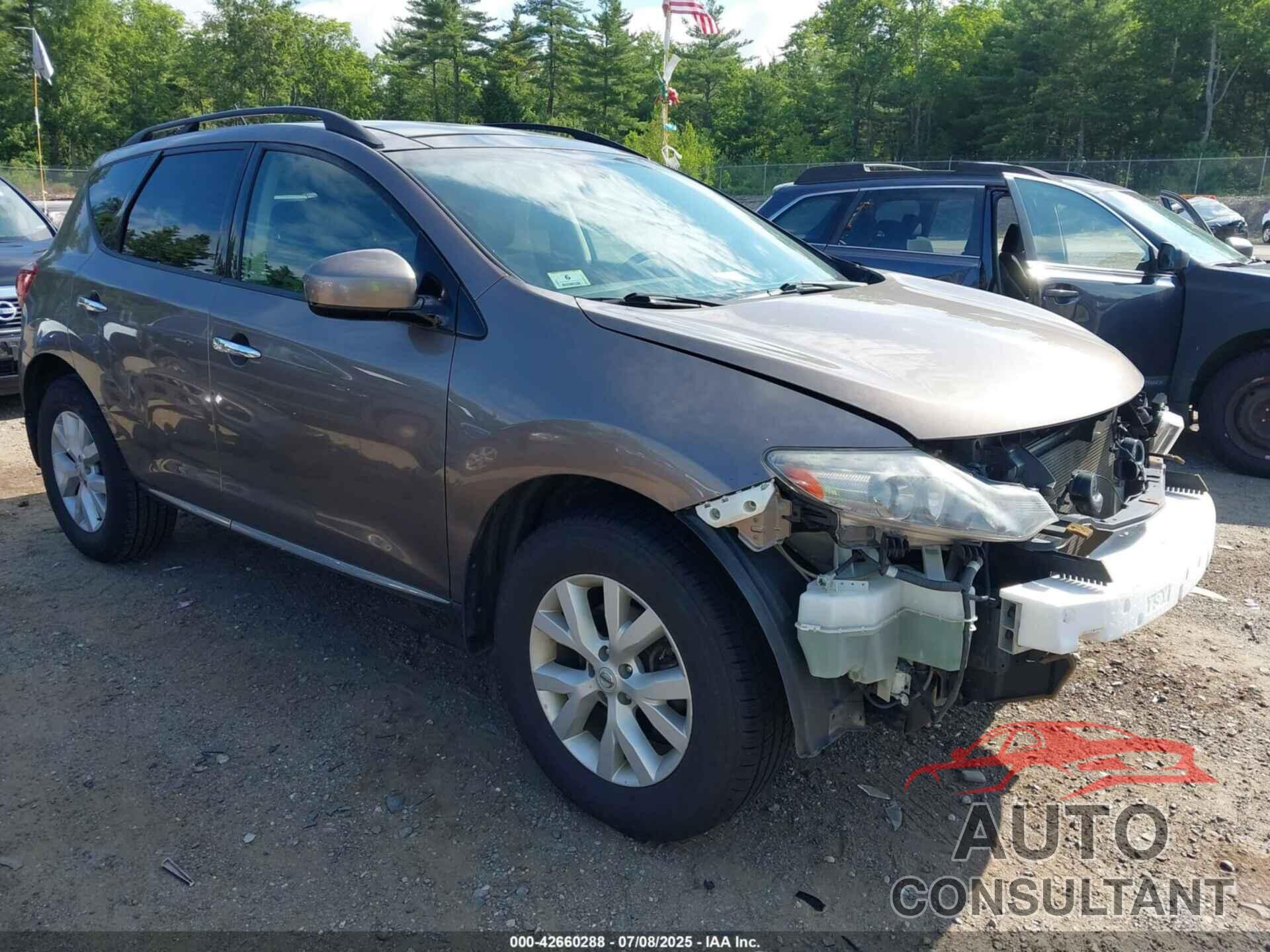 NISSAN MURANO 2011 - JN8AZ1MW1BW167079