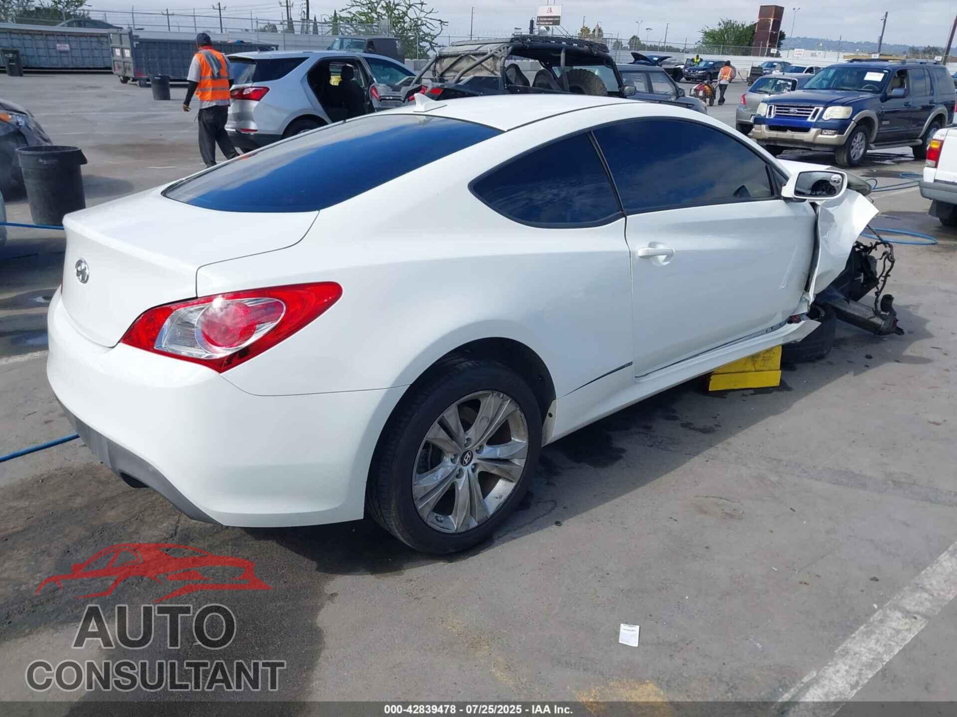 HYUNDAI GENESIS 2012 - KMHHT6KD3CU070436