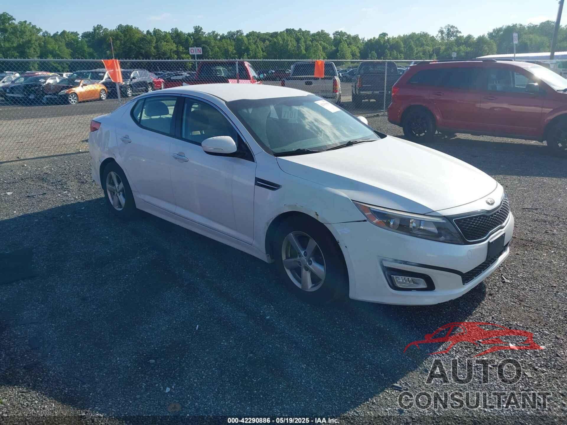 KIA OPTIMA 2015 - KNAGM4A7XF5641123
