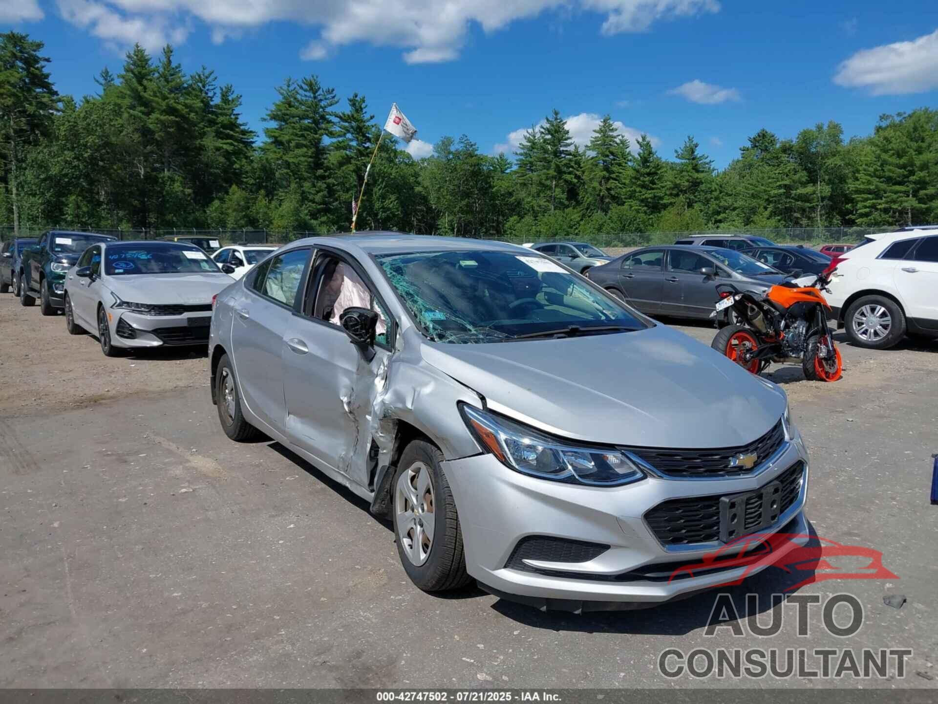CHEVROLET CRUZE 2016 - 1G1BC5SM0G7261751