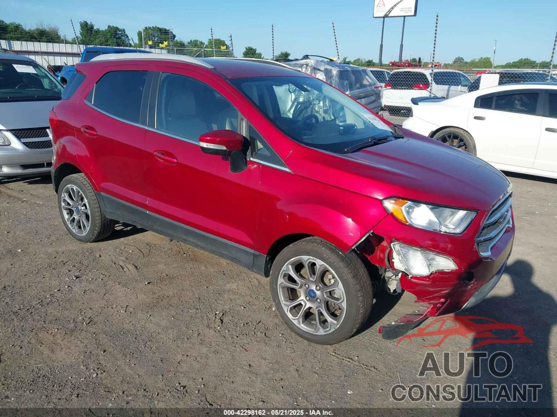 FORD ECOSPORT 2021 - MAJ6S3KL3MC436672