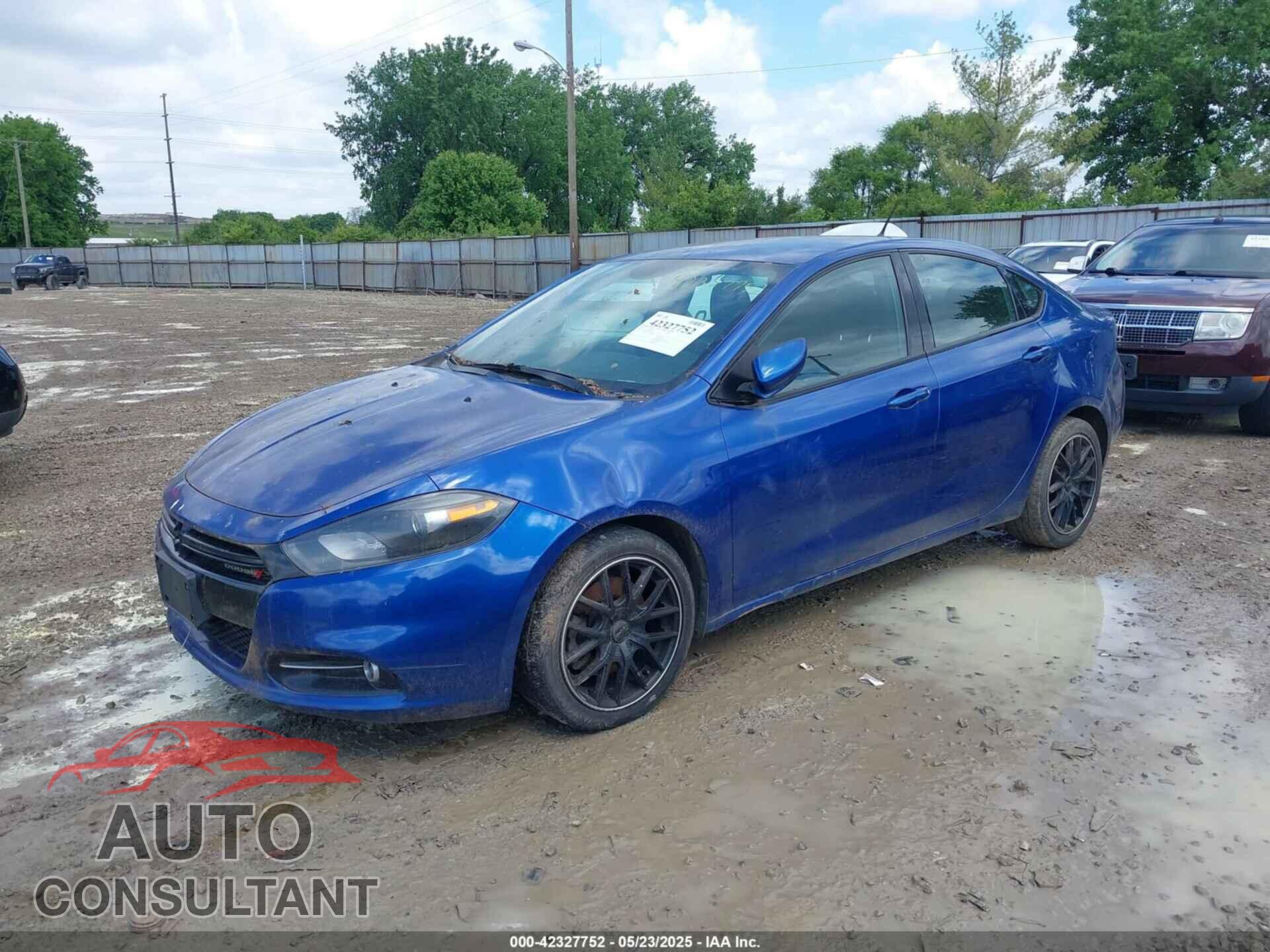 DODGE DART 2014 - 1C3CDFBB6ED823653