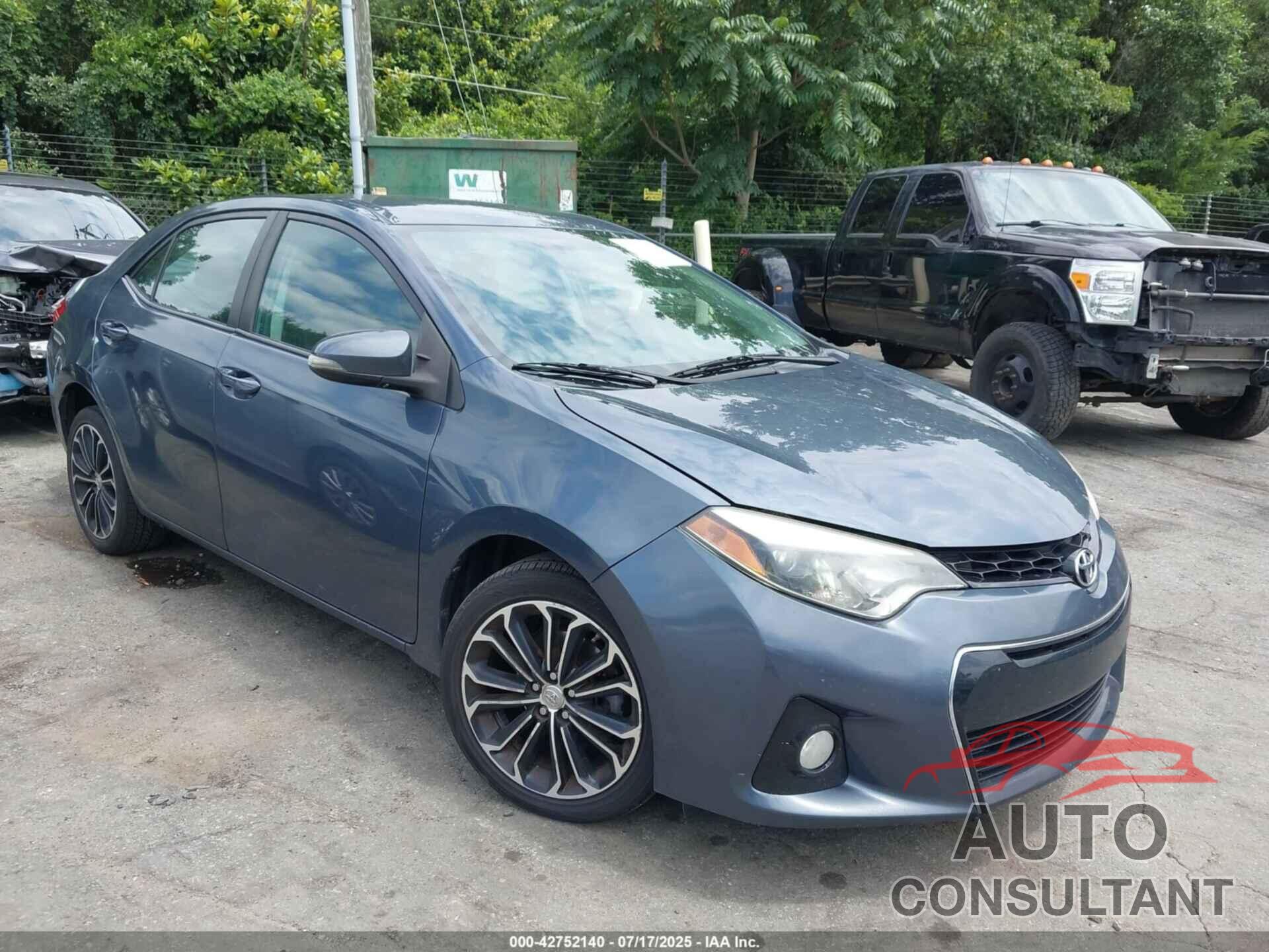 TOYOTA COROLLA 2015 - 2T1BURHE8FC444825