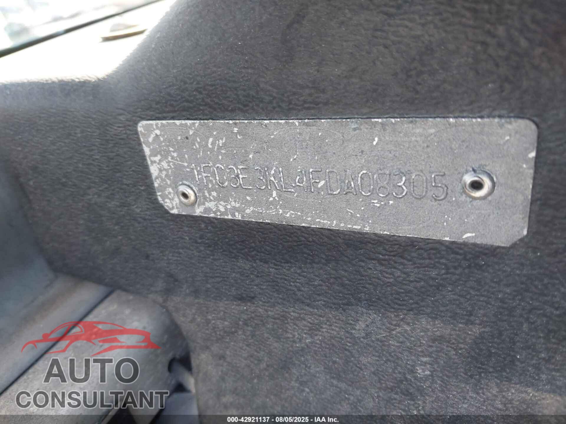 FORD E-350 STRIPPED 2015 - 1FC3E3KL4FDA08305