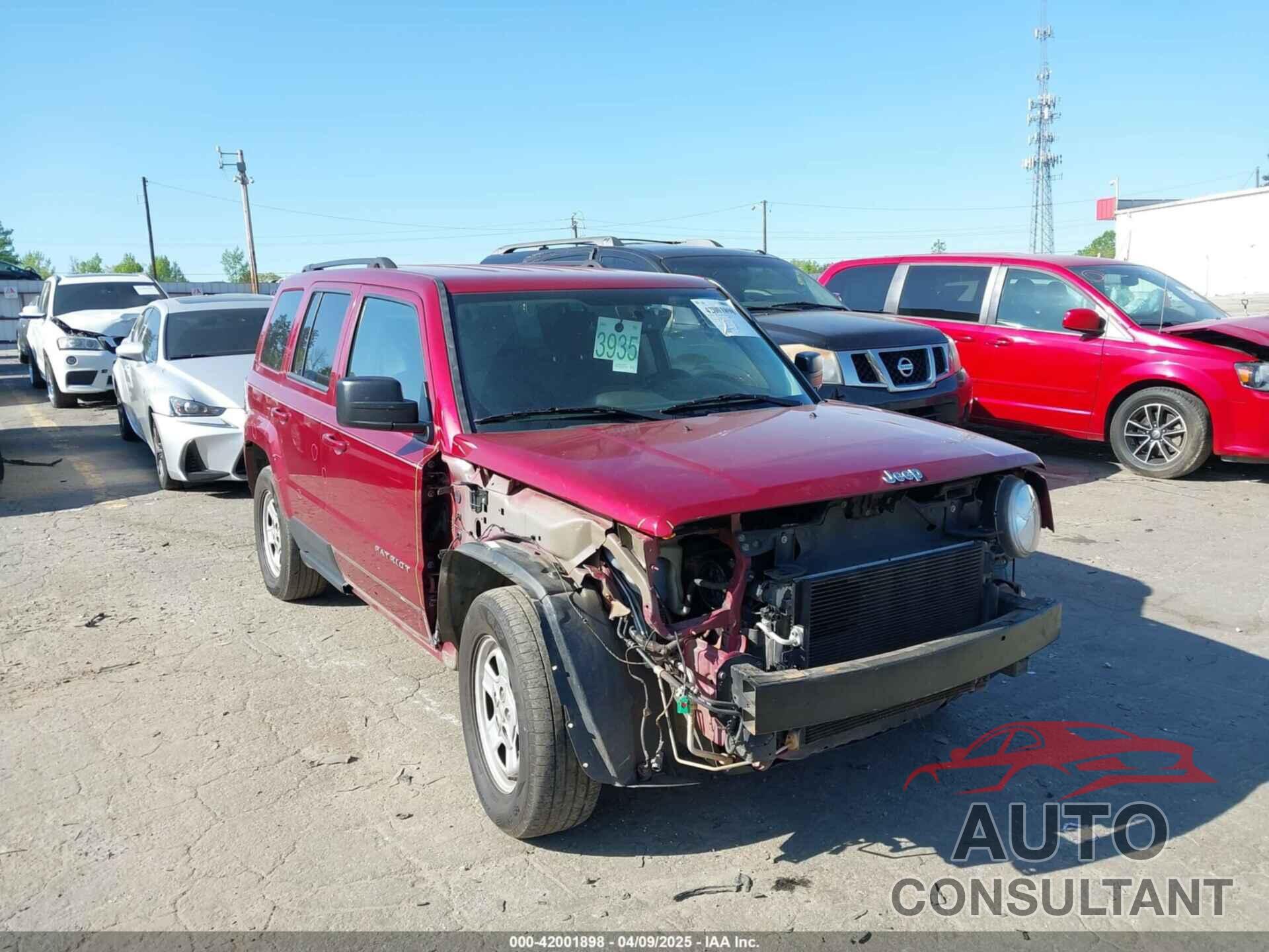 JEEP PATRIOT 2017 - 1C4NJPBB8HD103682