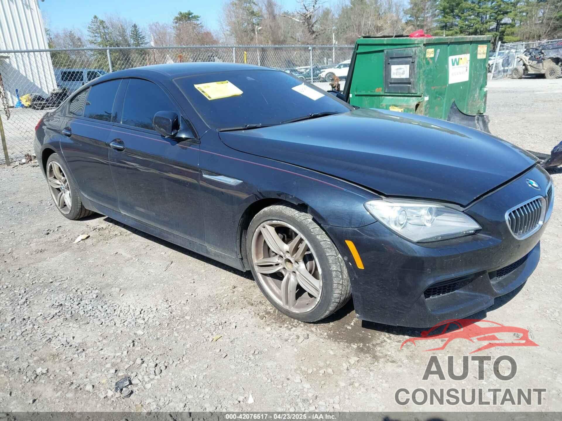 BMW 640I GRAN COUPE 2014 - WBA6B8C58EDZ72405