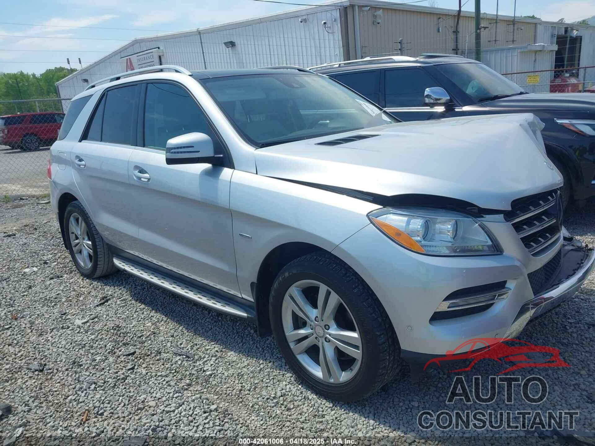 MERCEDES-BENZ ML 350 2012 - 4JGDA5HB3CA018357