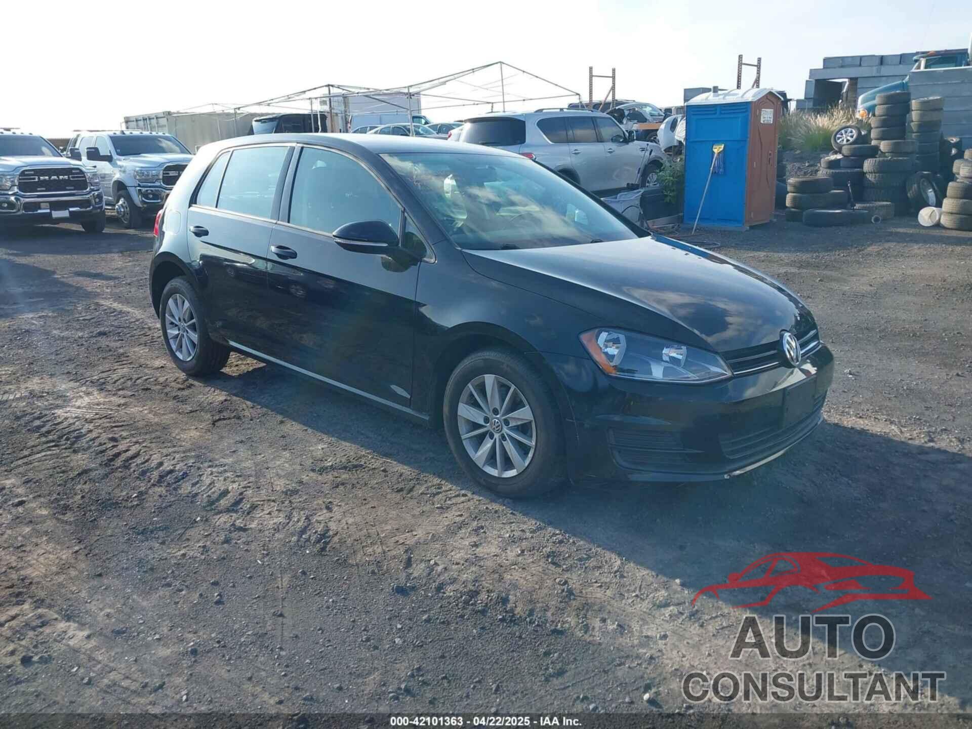 VOLKSWAGEN GOLF 2015 - 3VW217AU7FM082103