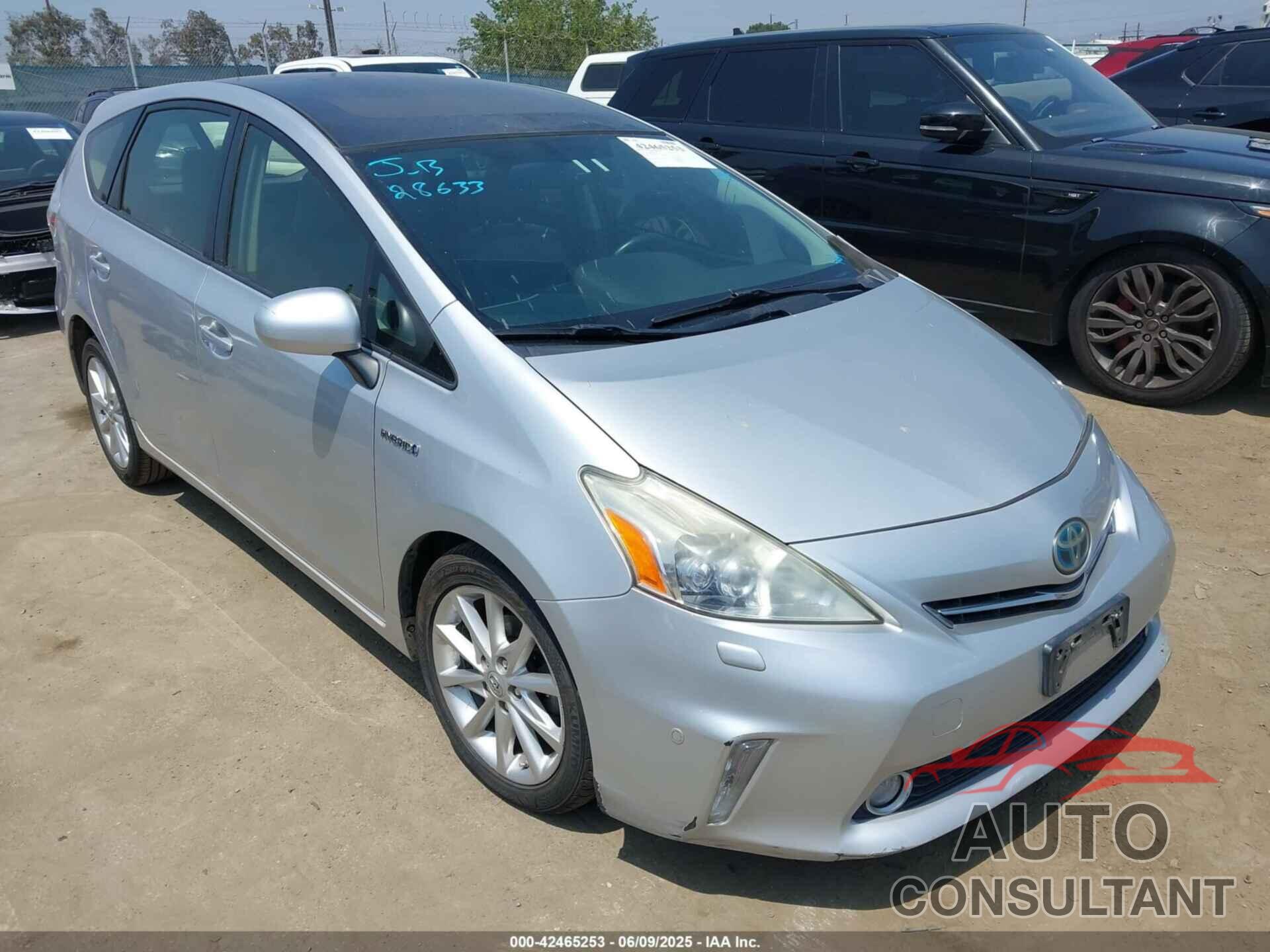 TOYOTA PRIUS V 2013 - JTDZN3EU5D3245211