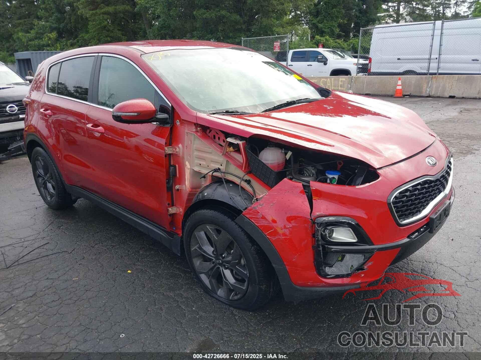 KIA SPORTAGE 2022 - KNDPMCAC5N7020000