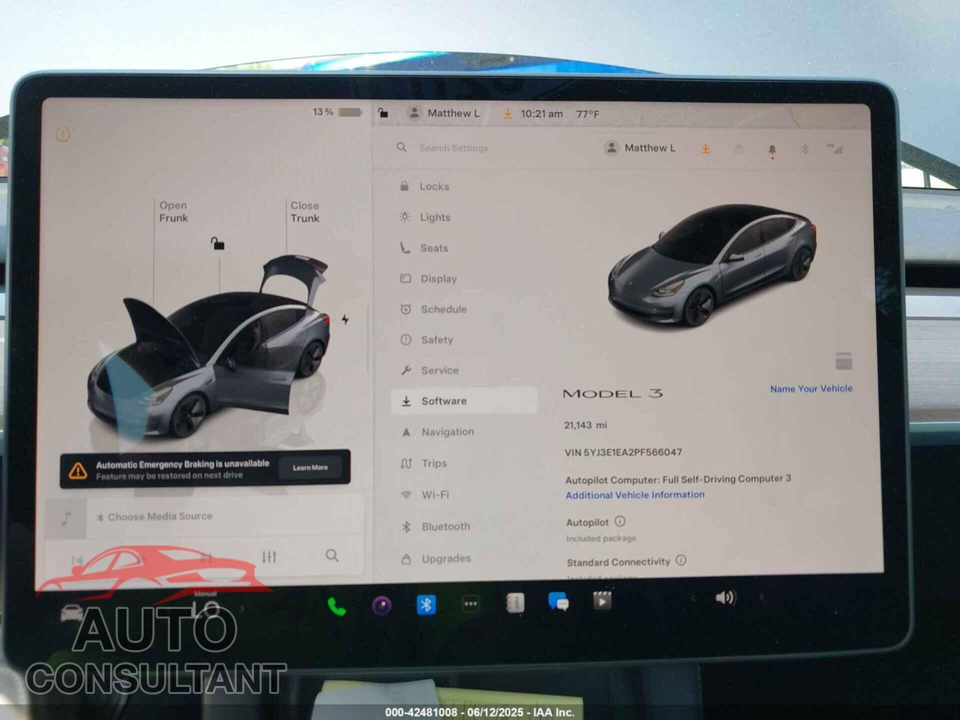 TESLA MODEL 3 2023 - 5YJ3E1EA2PF566047