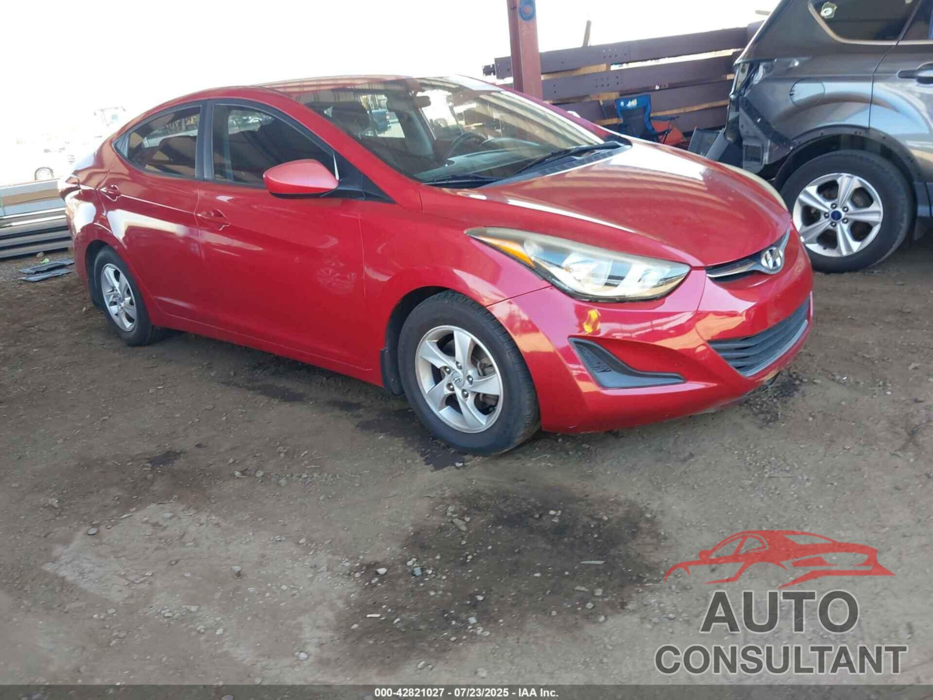 HYUNDAI ELANTRA 2015 - KMHDH4AE2FU458891