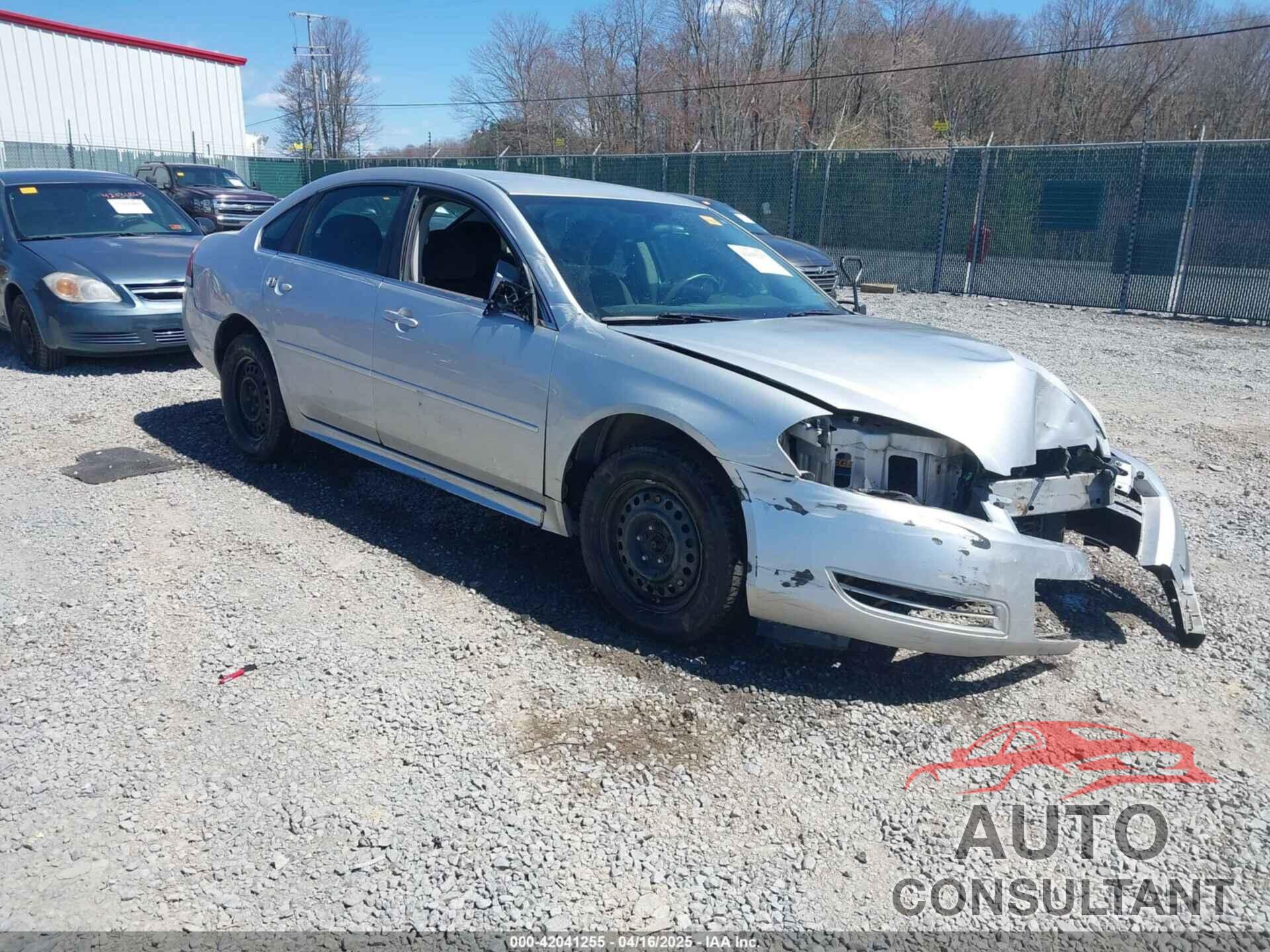 CHEVROLET IMPALA 2012 - 2G1WF5E34C1146394
