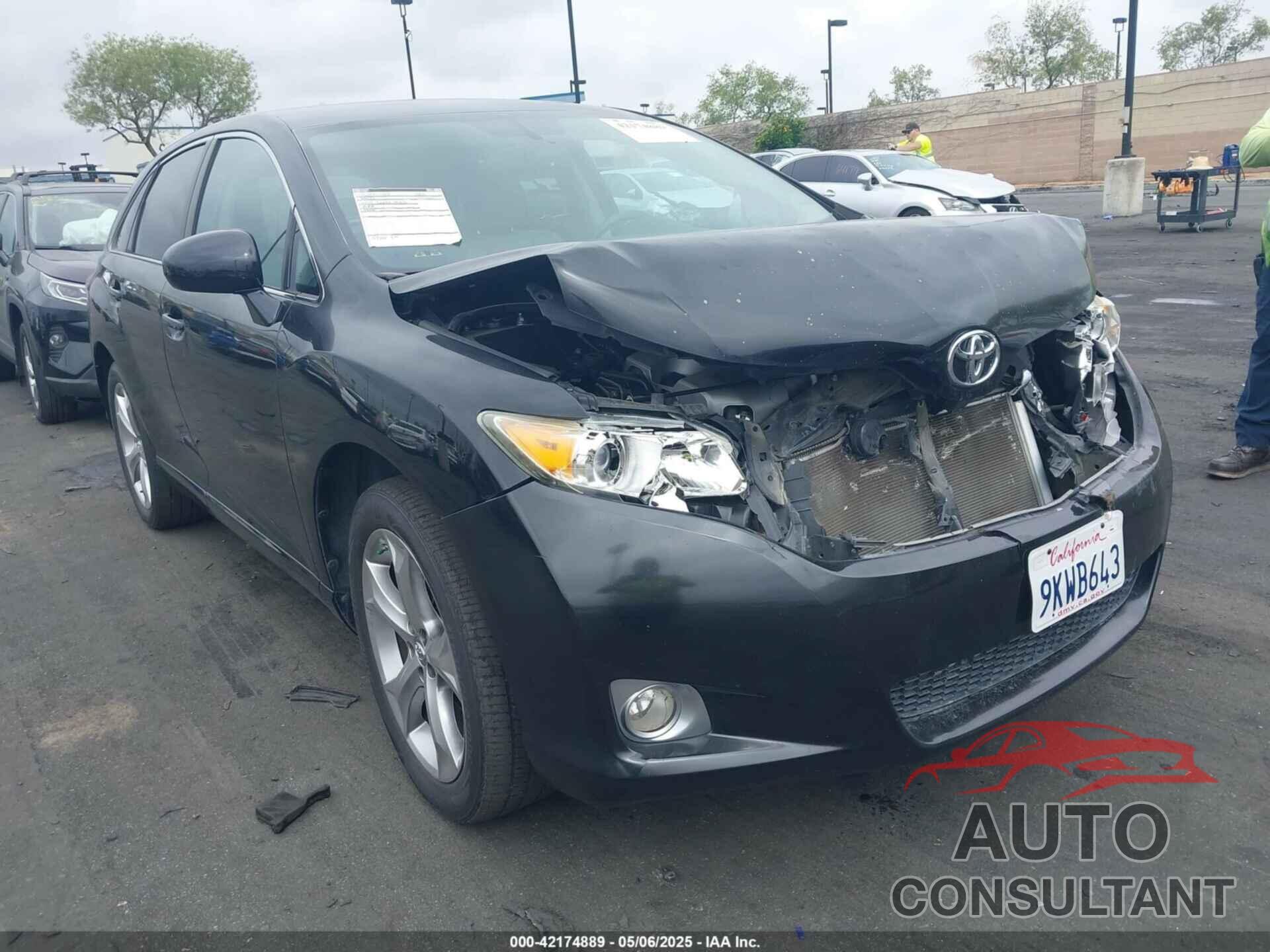 TOYOTA VENZA 2011 - 4T3ZK3BB9BU041615