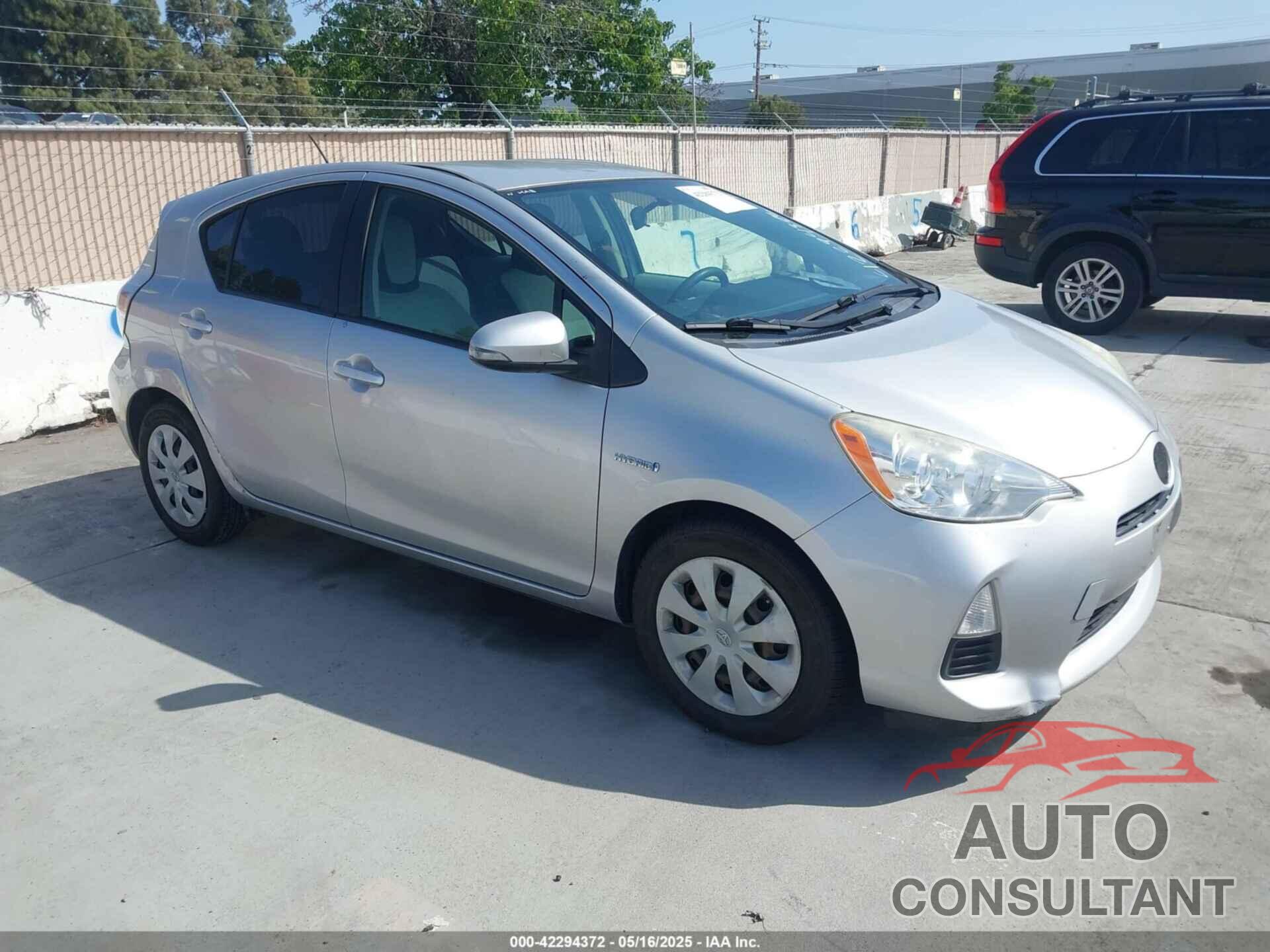 TOYOTA PRIUS C 2012 - JTDKDTB3XC1001211
