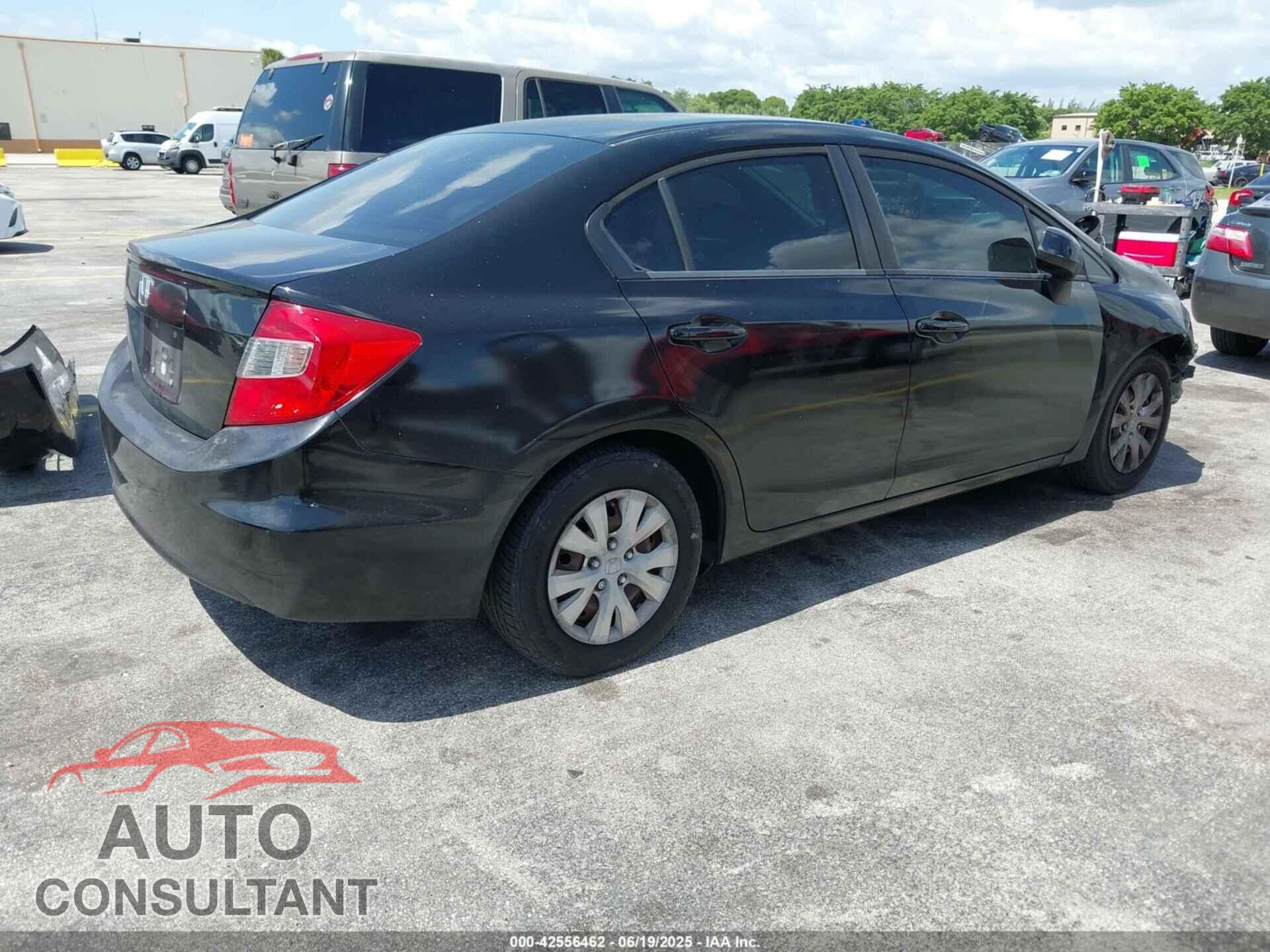 HONDA CIVIC 2012 - 19XFB2F56CE016234