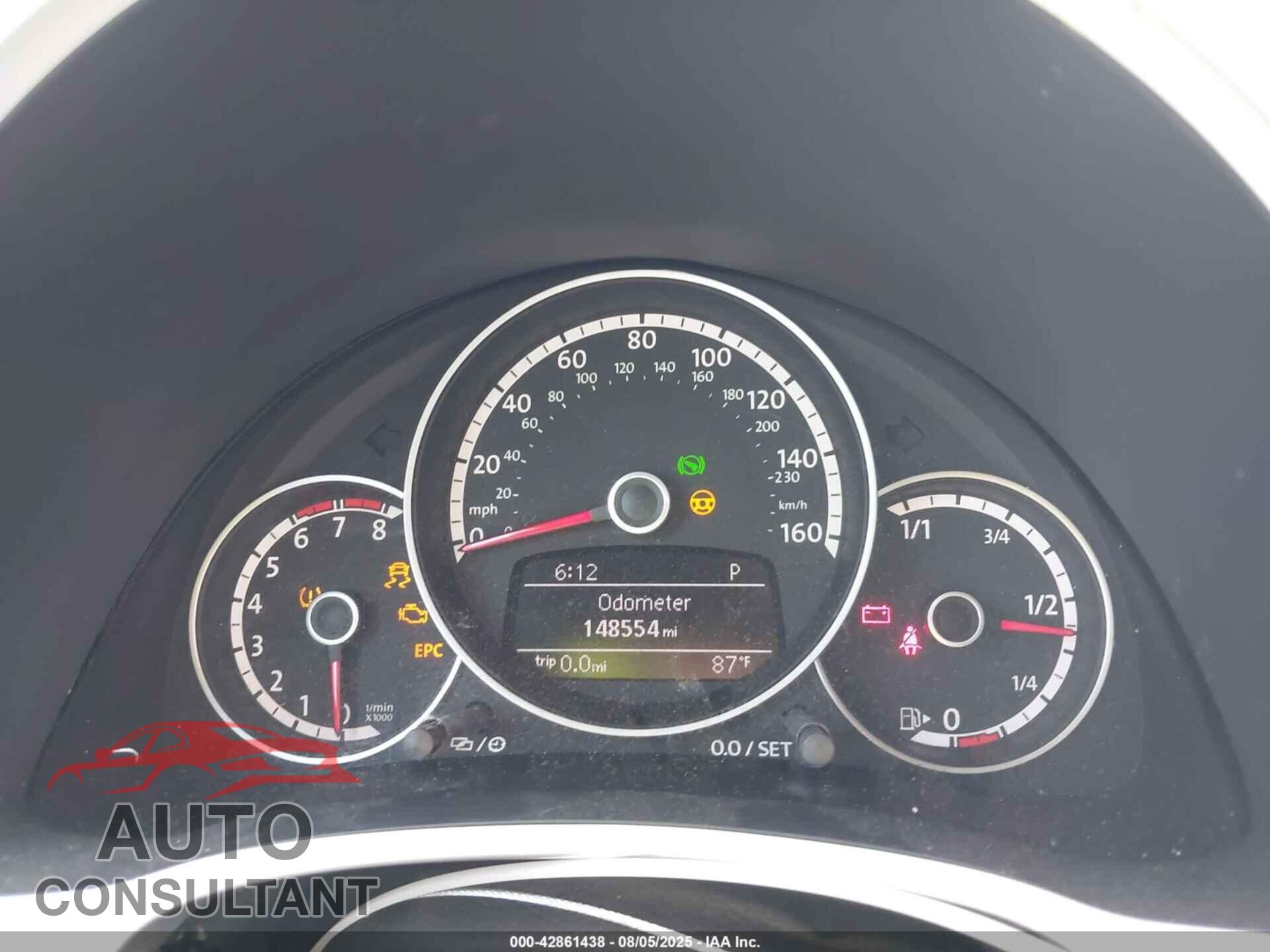 VOLKSWAGEN BEETLE 2014 - 3VWVS7AT2EM664092