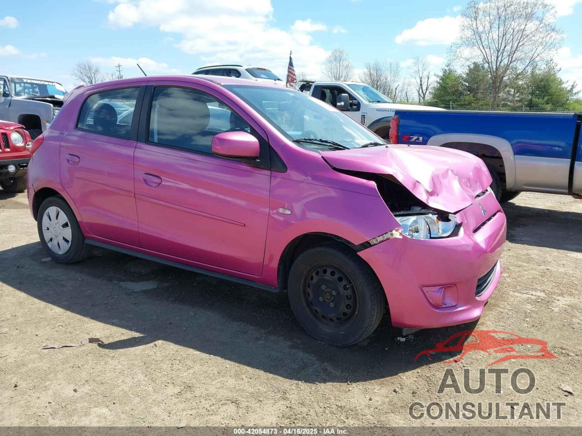 MITSUBISHI MIRAGE 2015 - ML32A3HJ8FH001544