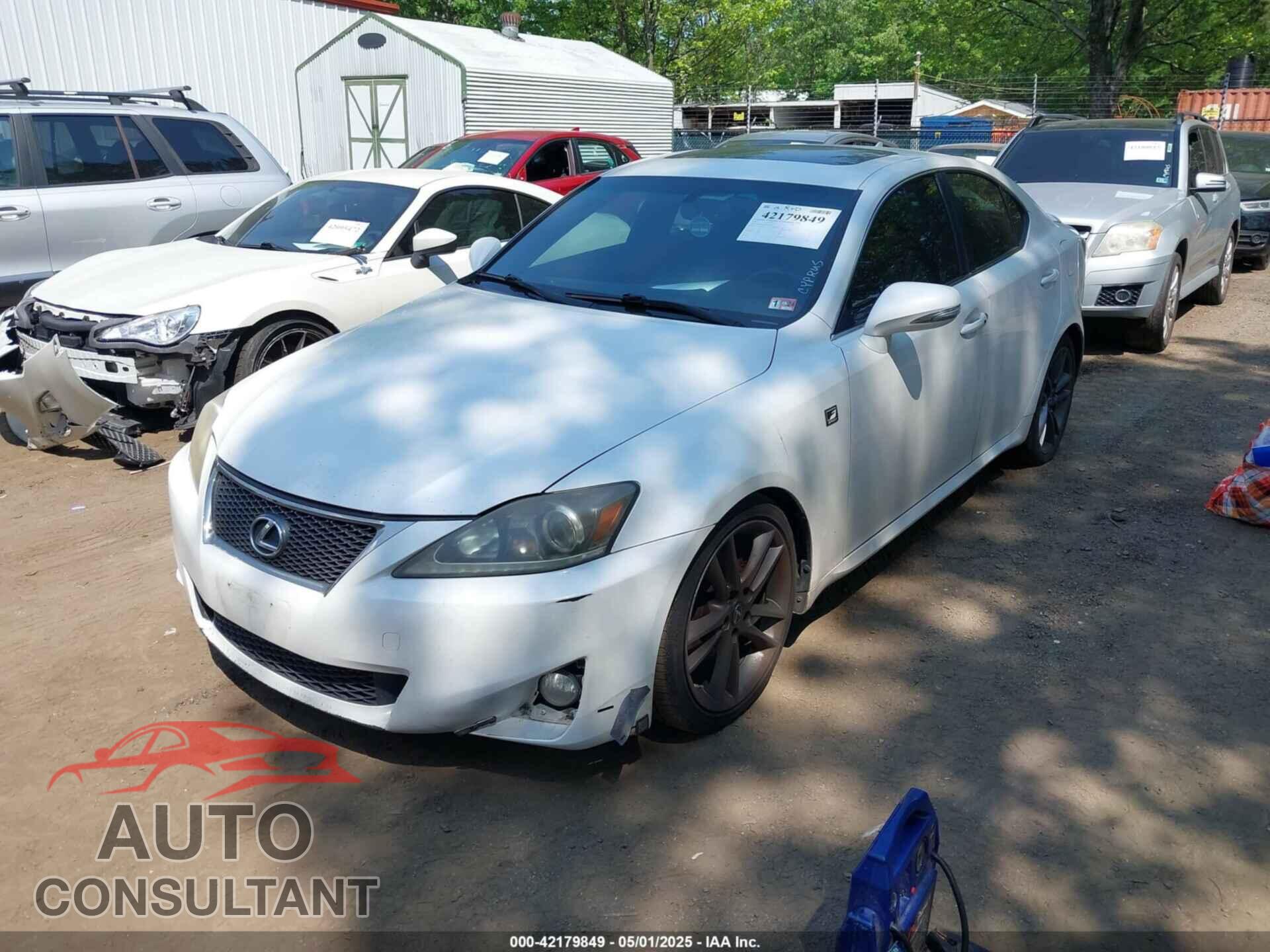LEXUS IS 250 2011 - JTHBF5C29B5134964