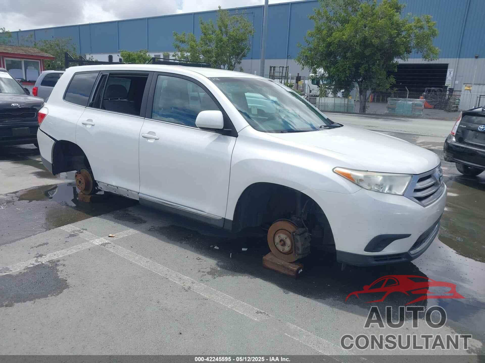 TOYOTA HIGHLANDER 2013 - 5TDZA3EH7DS031642