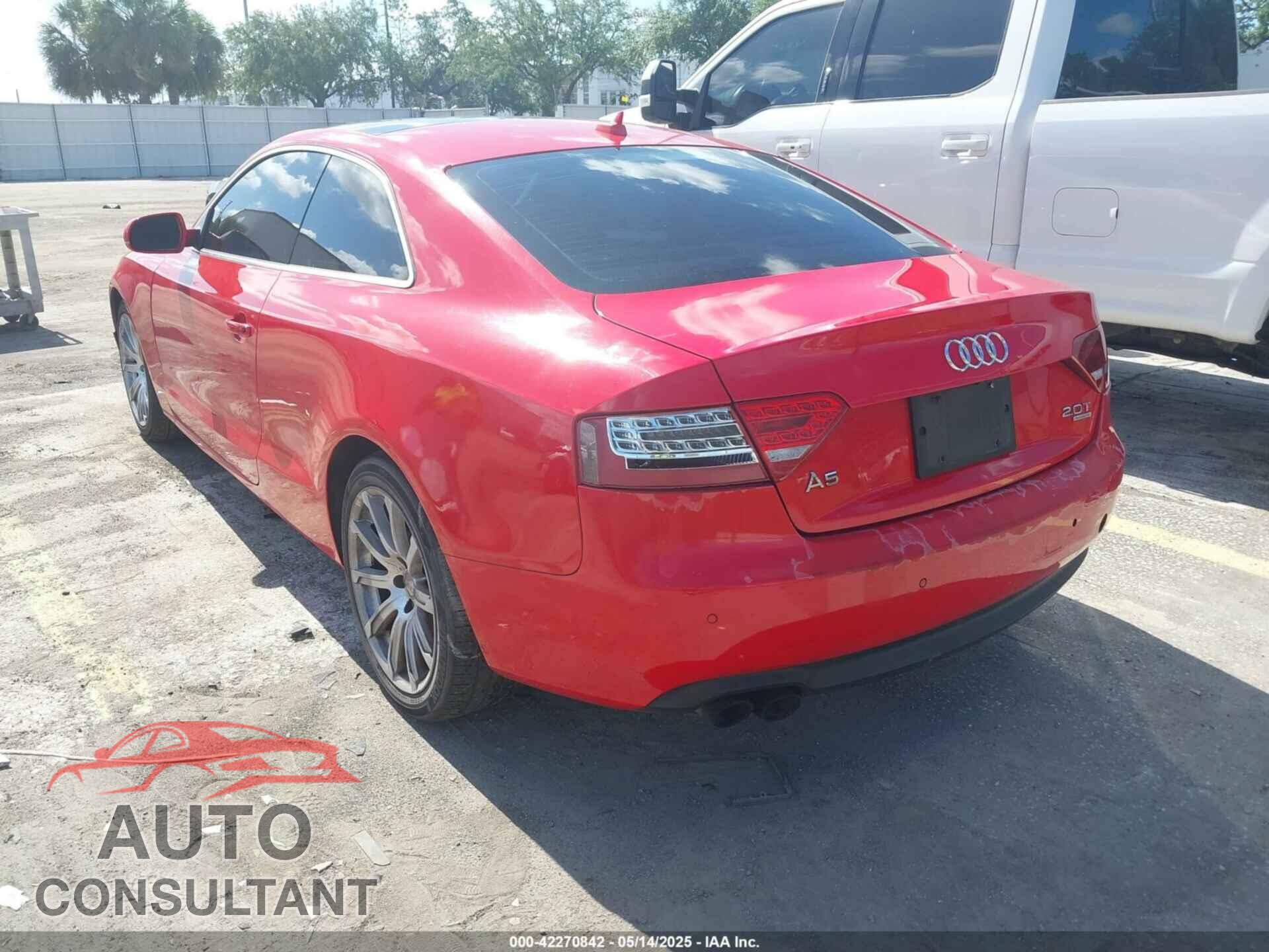 AUDI A5 2012 - WAULFAFR7CA027425