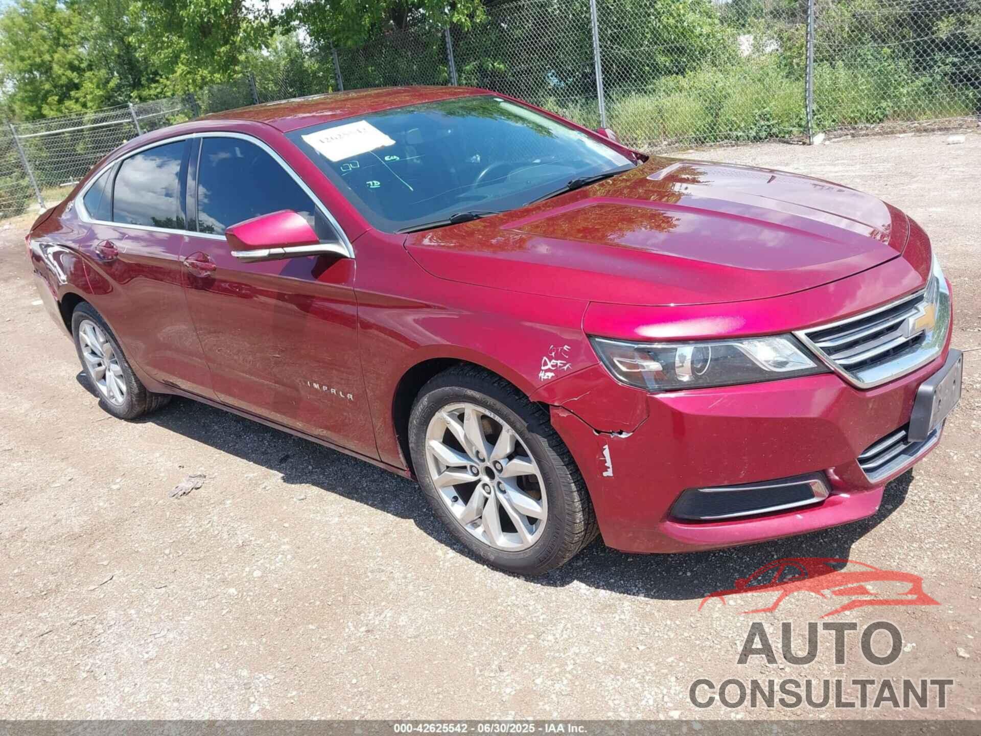 CHEVROLET IMPALA 2016 - 2G1105SA8G9195023