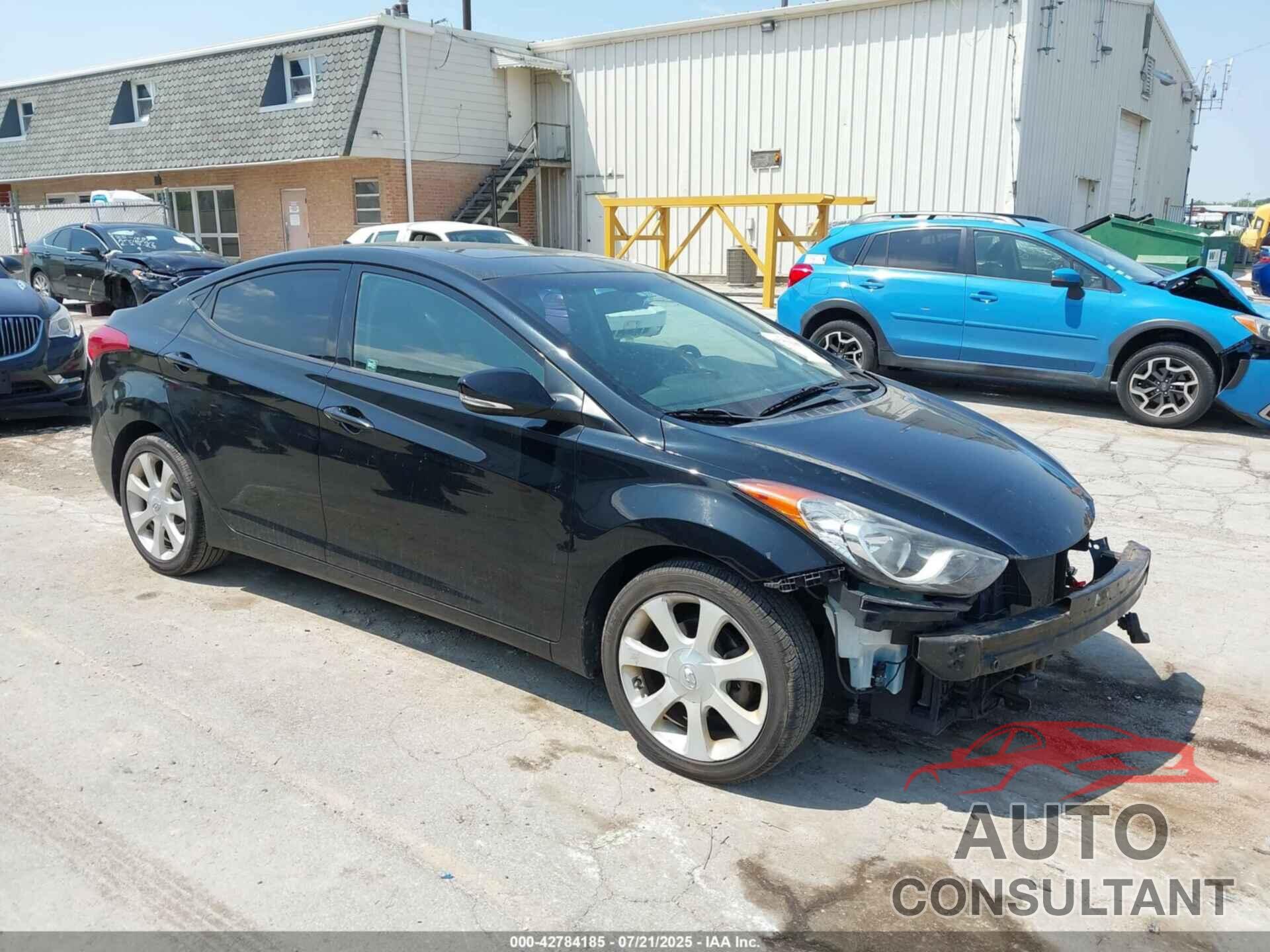 HYUNDAI ELANTRA 2013 - KMHDH4AE5DU627427