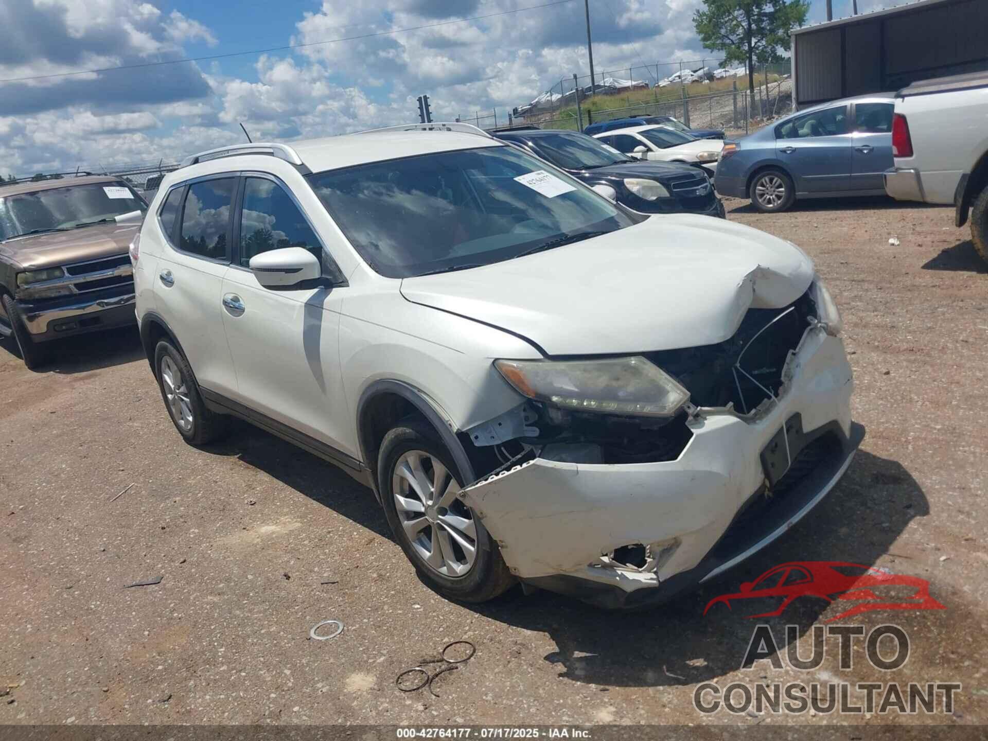 NISSAN ROGUE 2016 - KNMAT2MV0GP626436