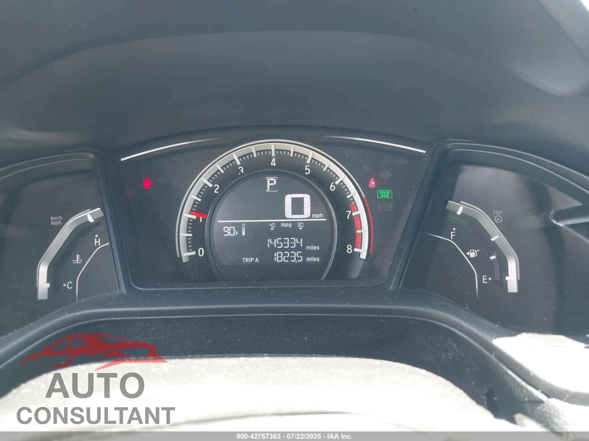 HONDA CIVIC 2016 - 2HGFC2F56GH555624