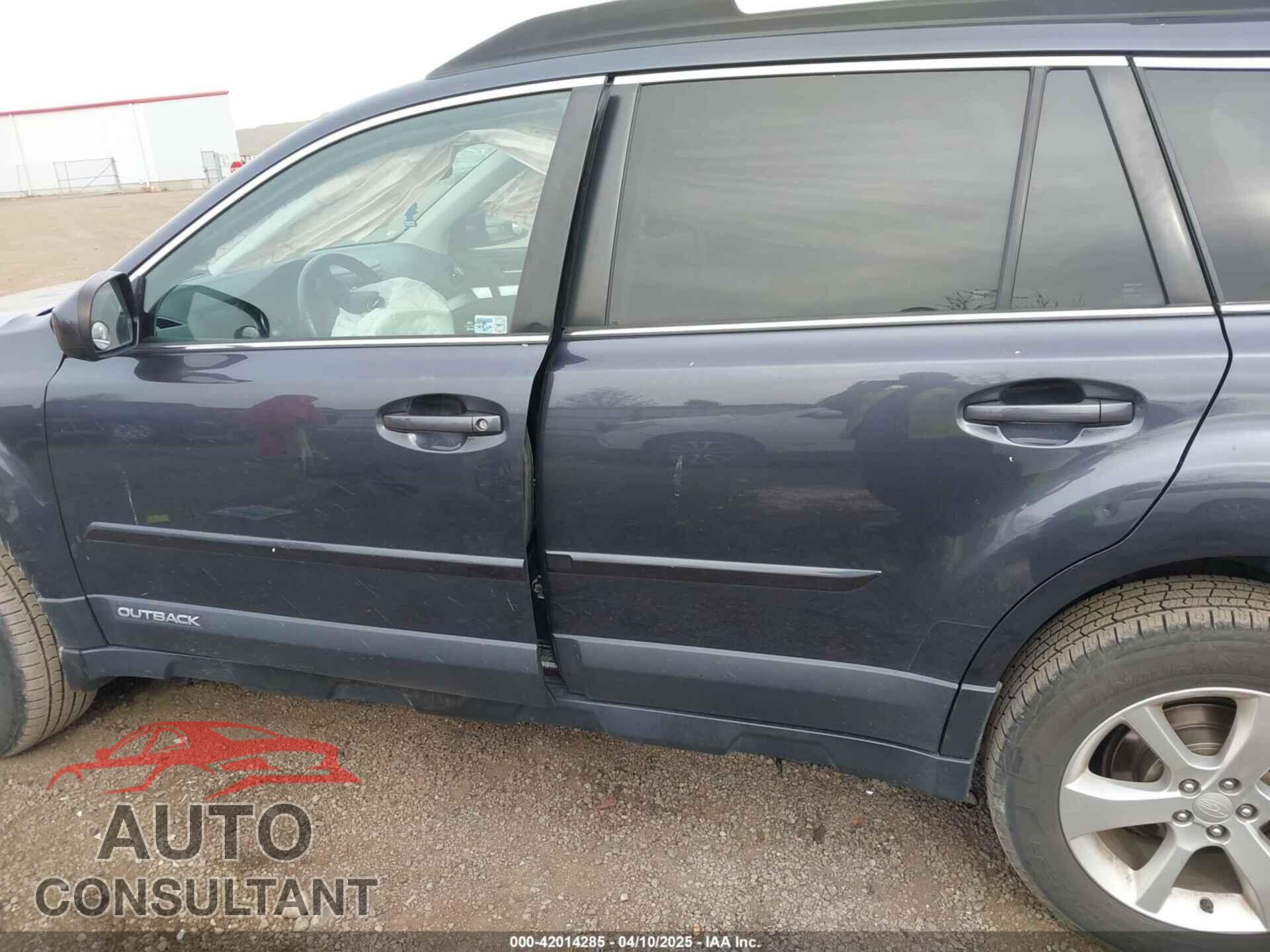 SUBARU OUTBACK 2013 - 4S4BRBGC6D3301186