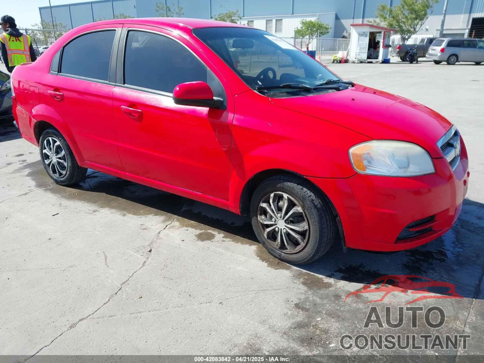 CHEVROLET AVEO 2011 - KL1TD5DE0BB151956