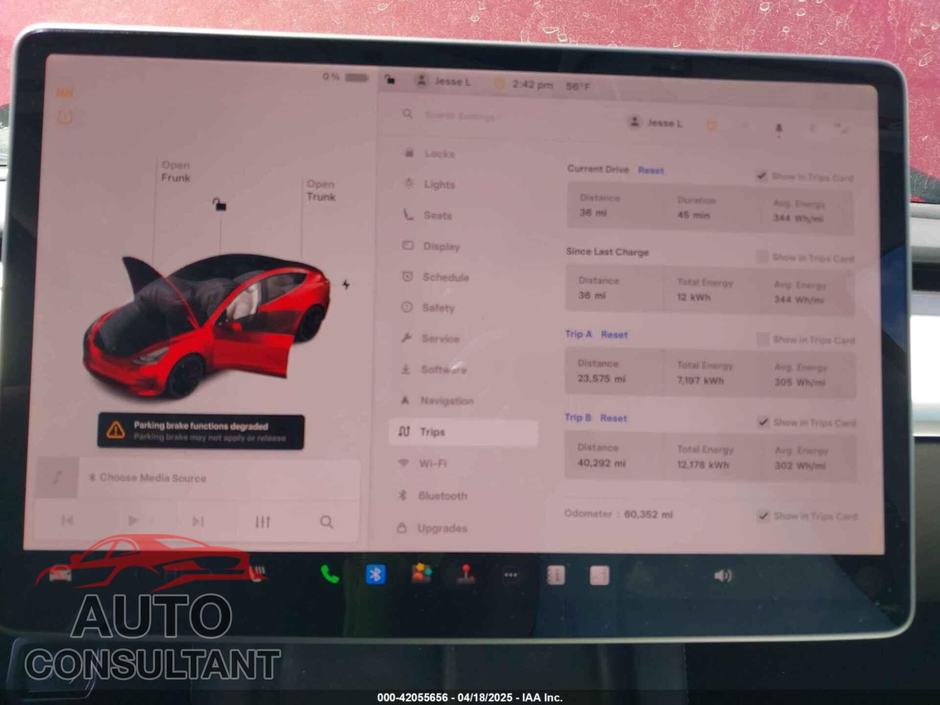 TESLA MODEL 3 2022 - 5YJ3E1EC6NF127433