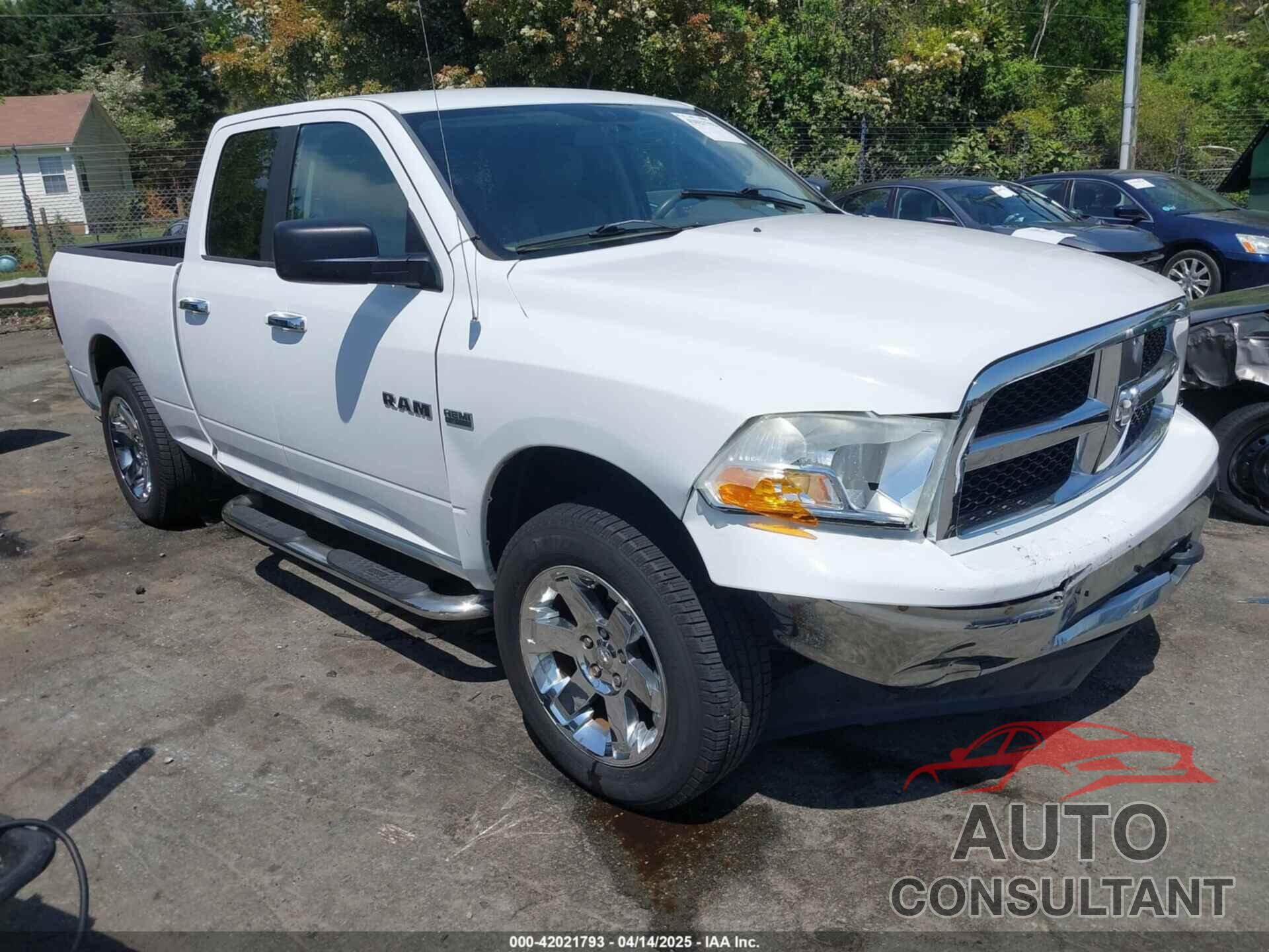DODGE RAM 1500 2010 - 1D7RV1GT6AS150026