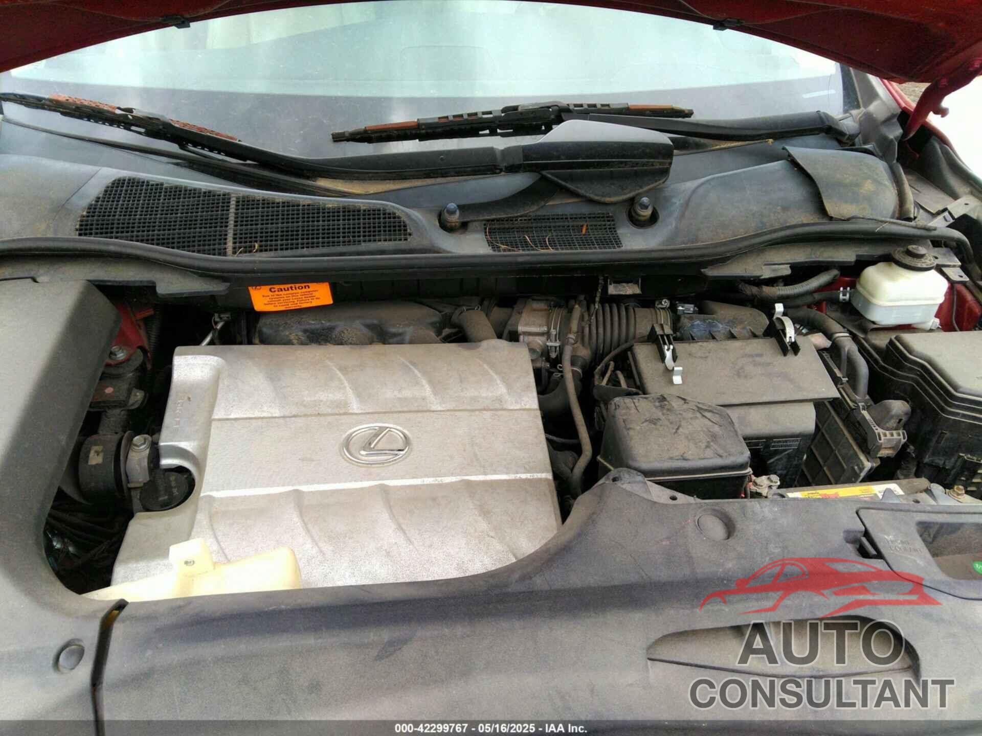 LEXUS RX 350 2010 - 2T2ZK1BA4AC029940