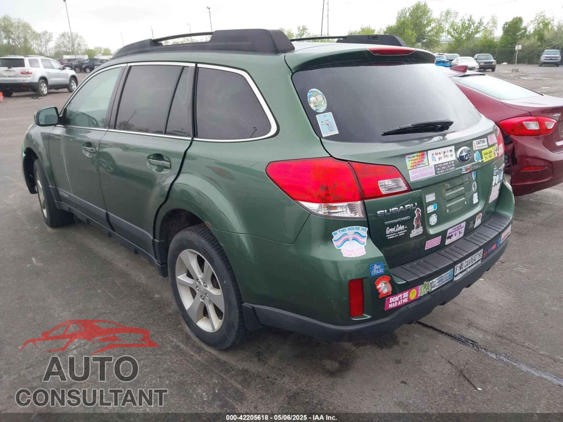 SUBARU OUTBACK 2013 - 4S4BRCCC5D3243602