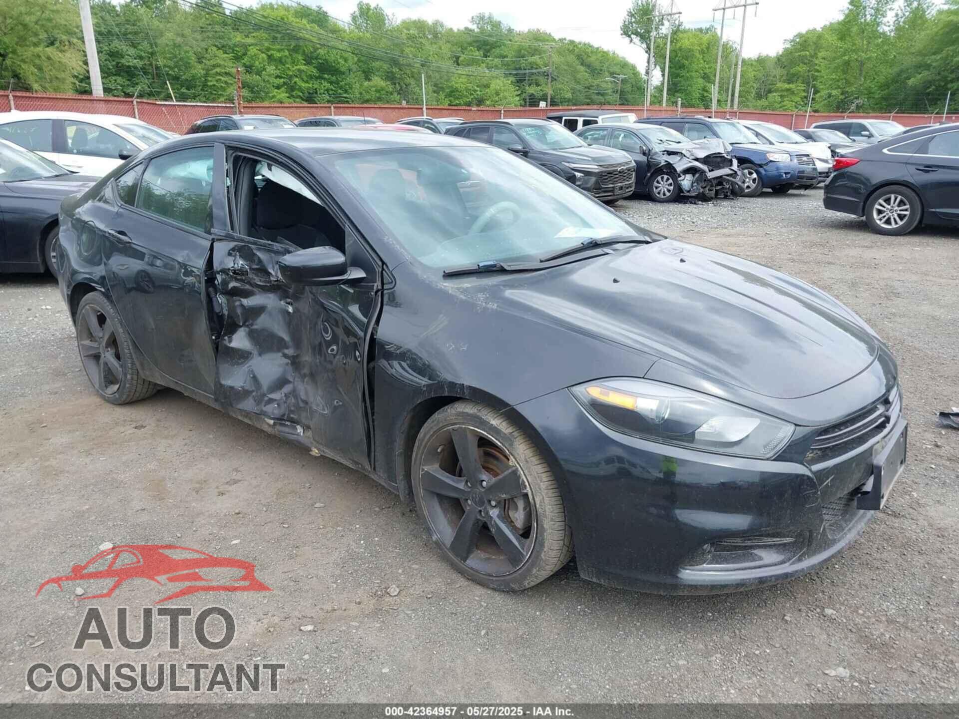 DODGE DART 2015 - 1C3CDFBB8FD405029