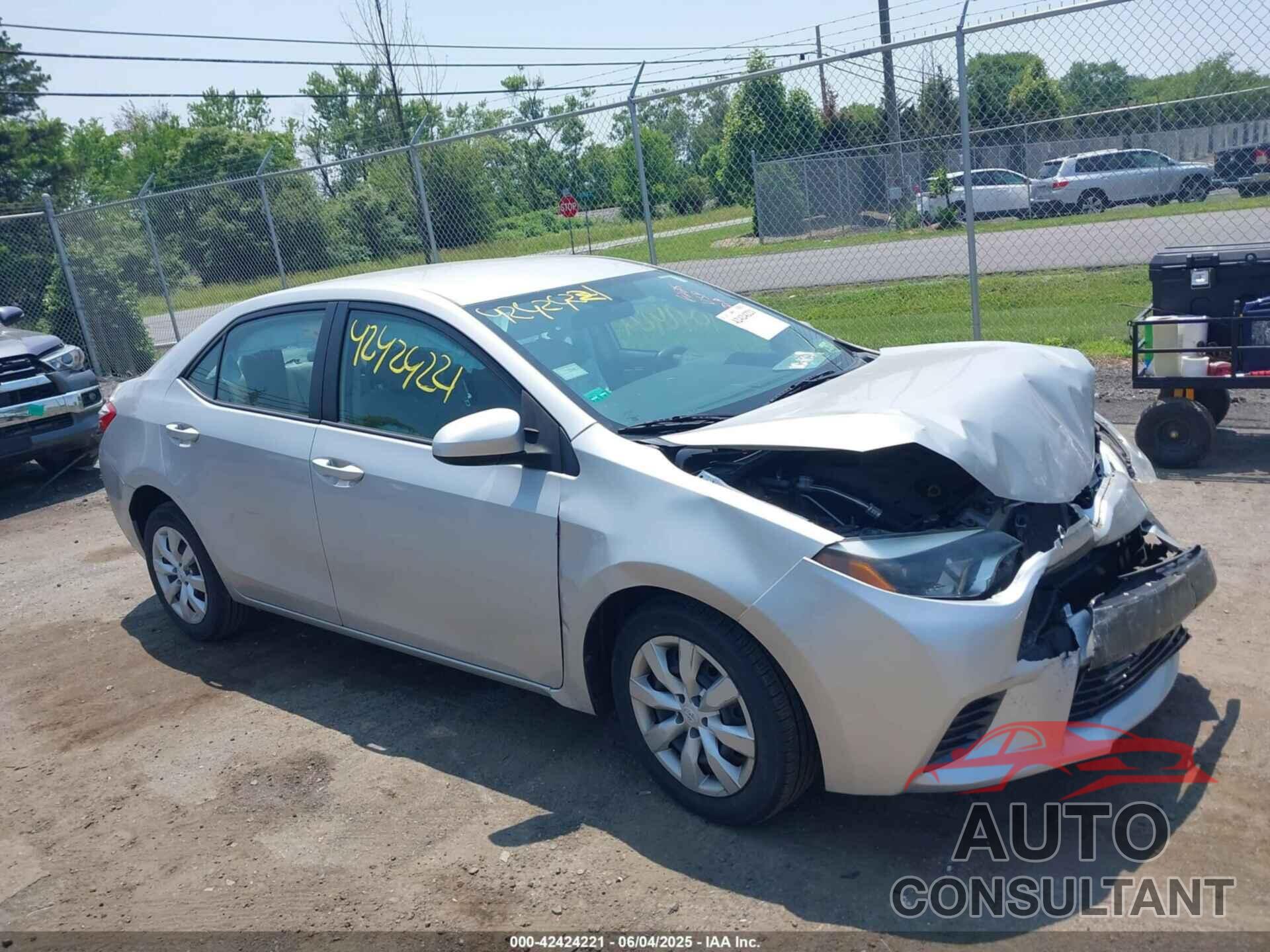 TOYOTA COROLLA 2016 - 5YFBURHE9GP414816