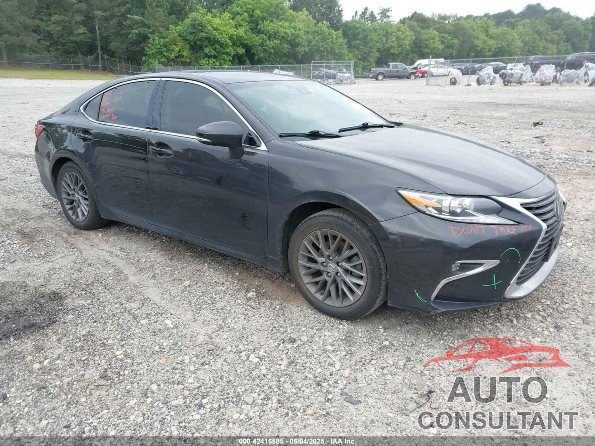 LEXUS ES 350 2018 - 58ABK1GG6JU108875