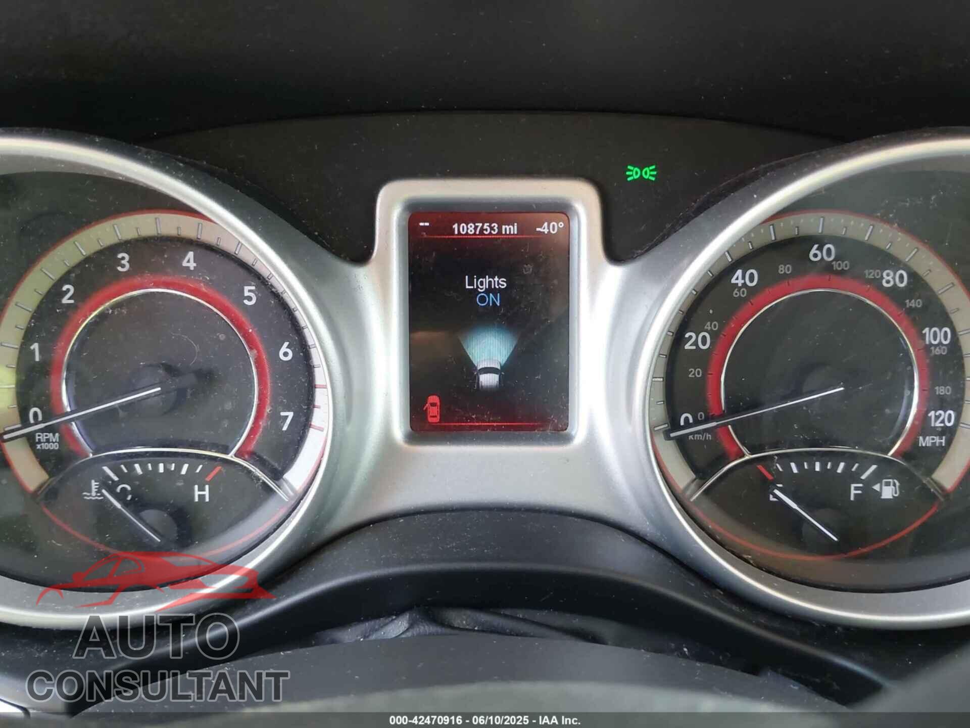 DODGE JOURNEY 2012 - 3C4PDCAB2CT314955