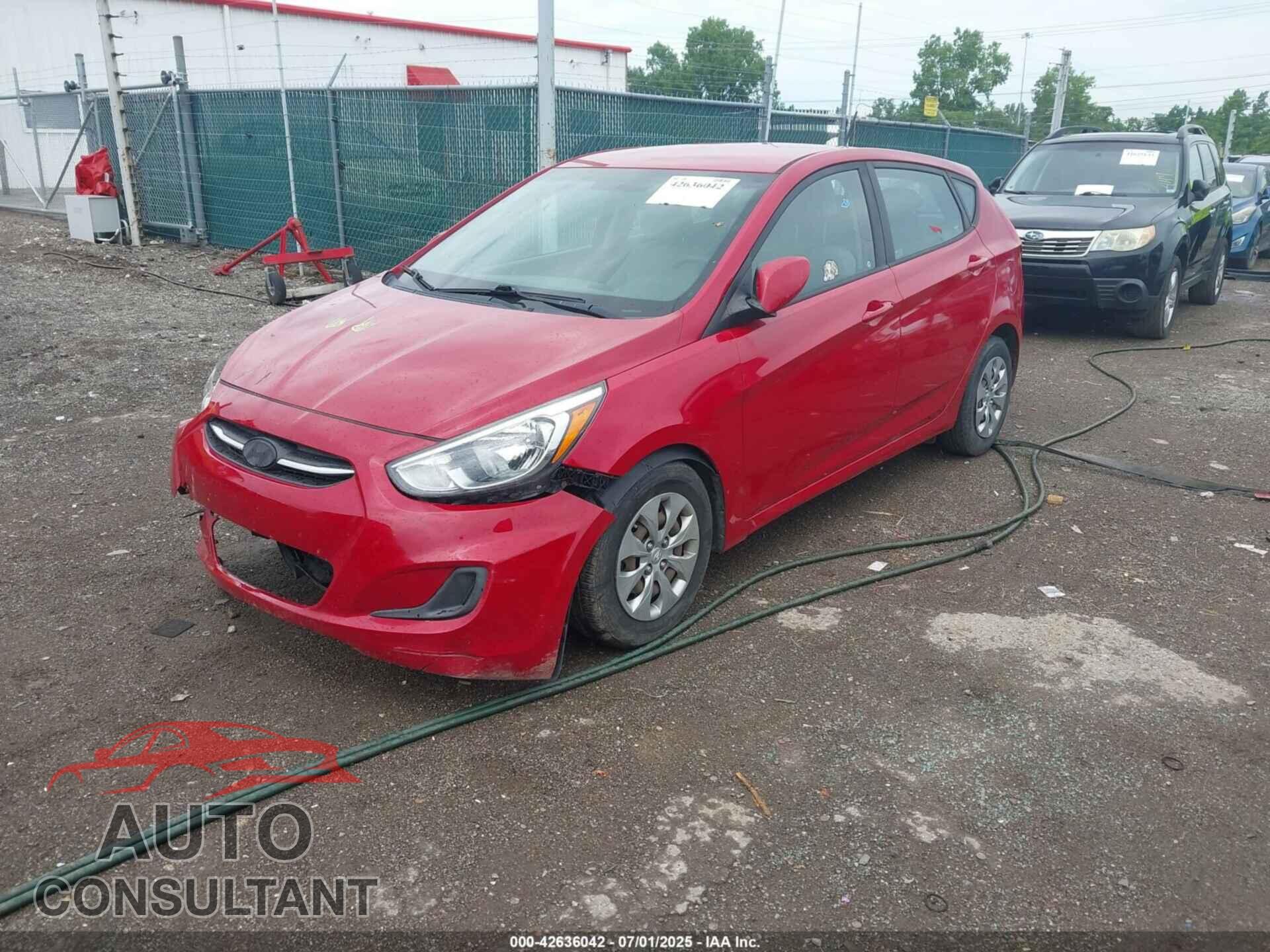 HYUNDAI ACCENT 2017 - KMHCT5AE6HU306373