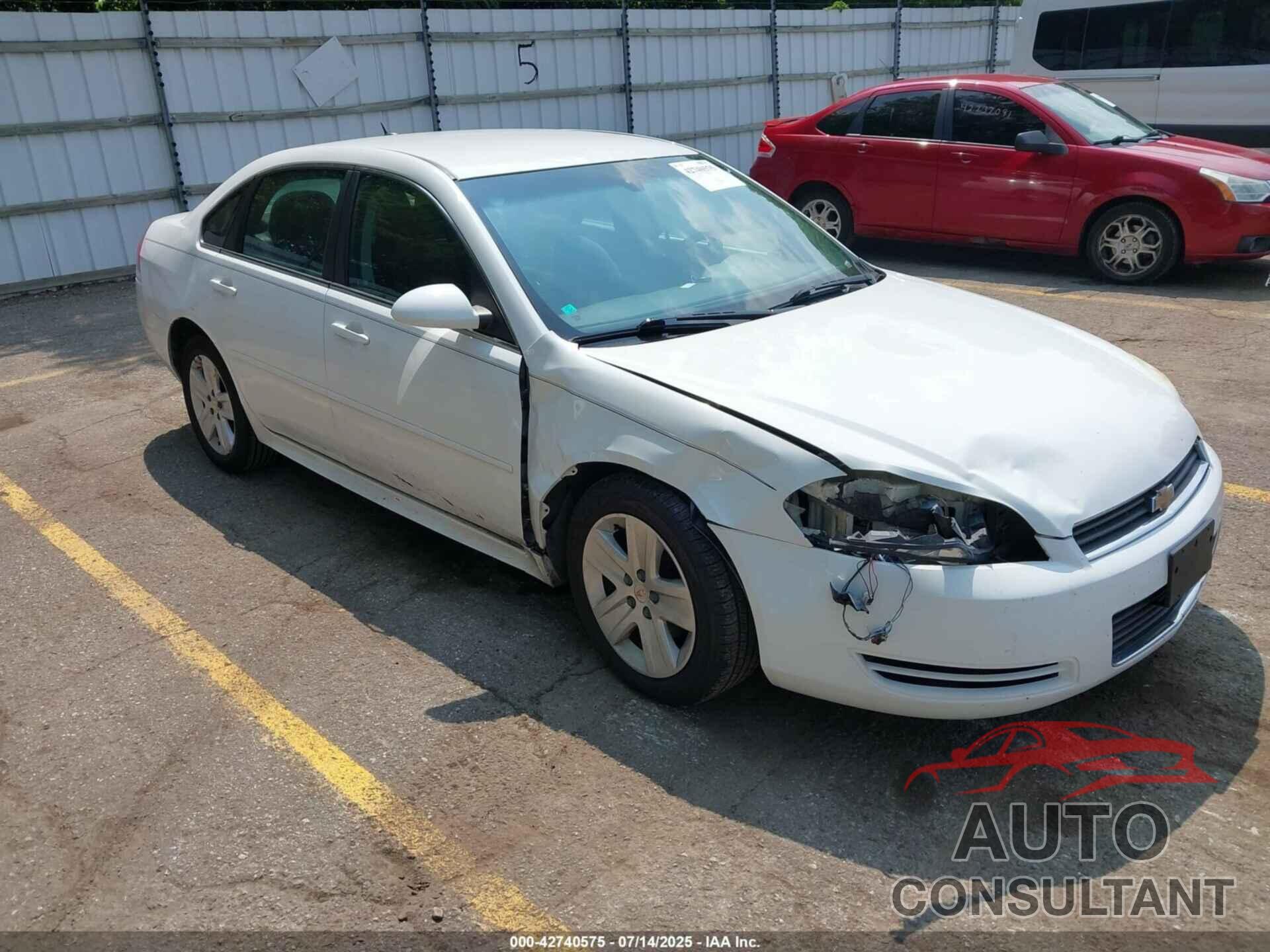 CHEVROLET IMPALA 2011 - 2G1WA5EK2B1158838