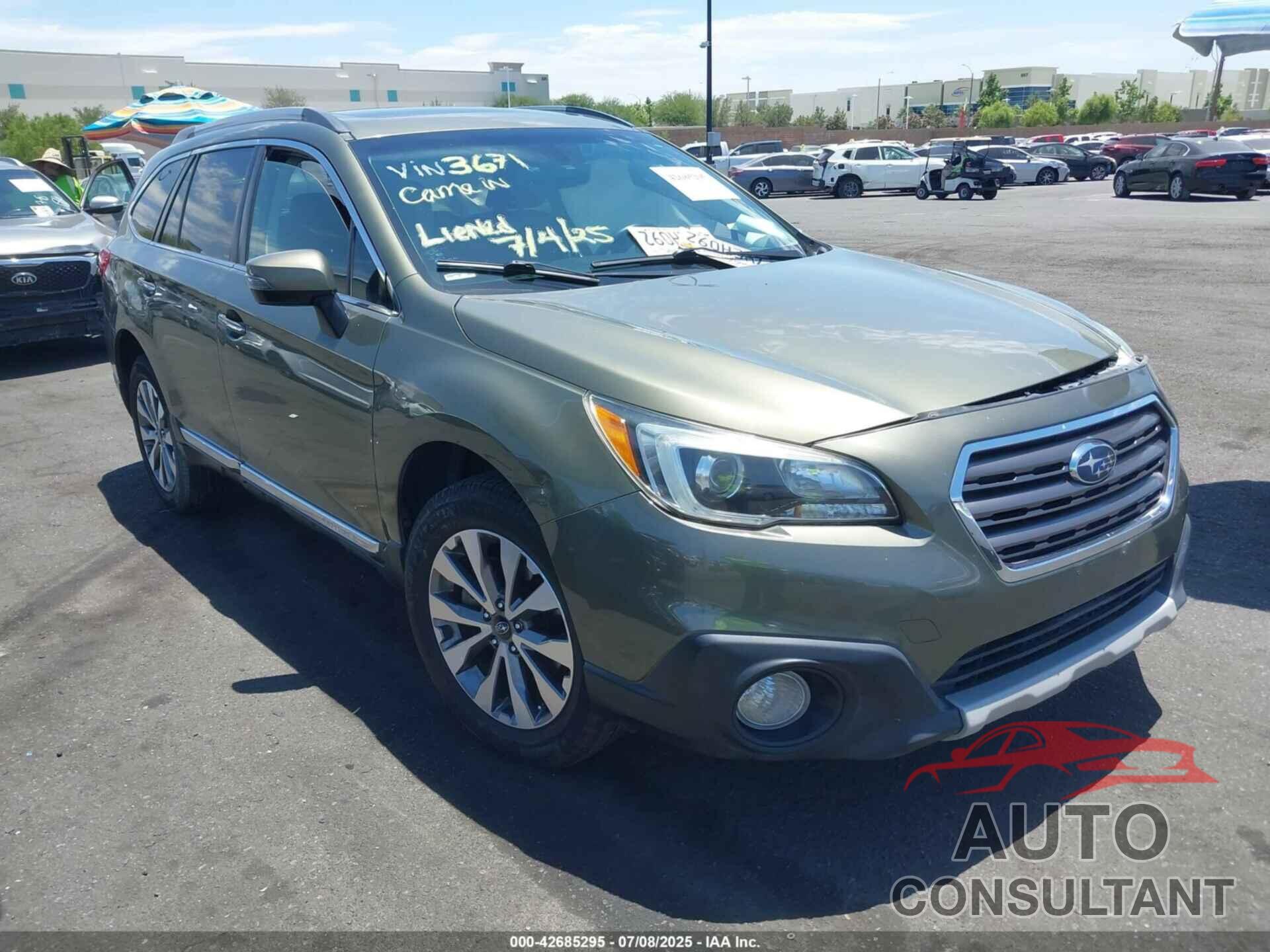 SUBARU OUTBACK 2017 - 4S4BSETC2H3293671