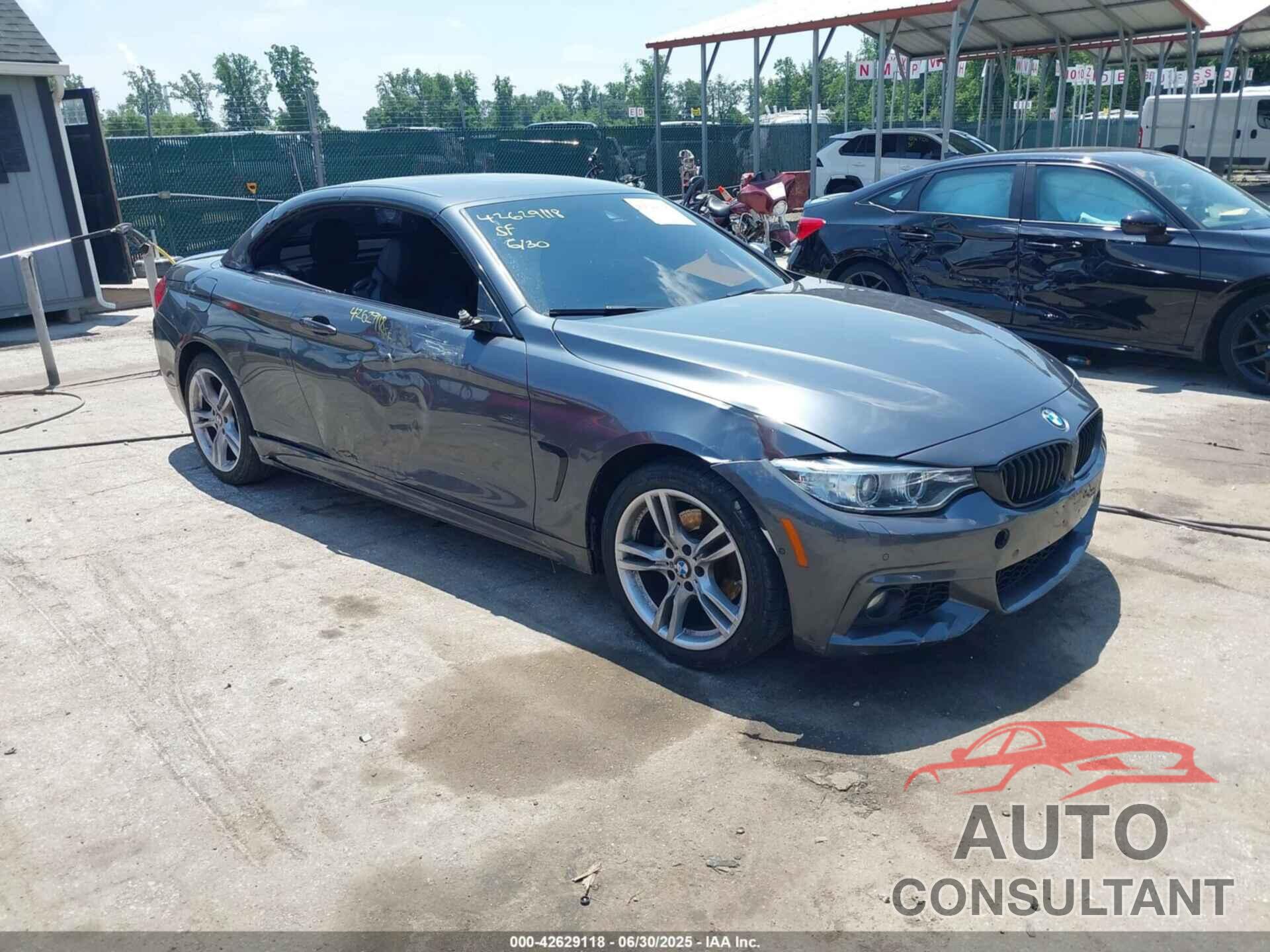BMW 428I 2016 - WBA3T1C55GP823524