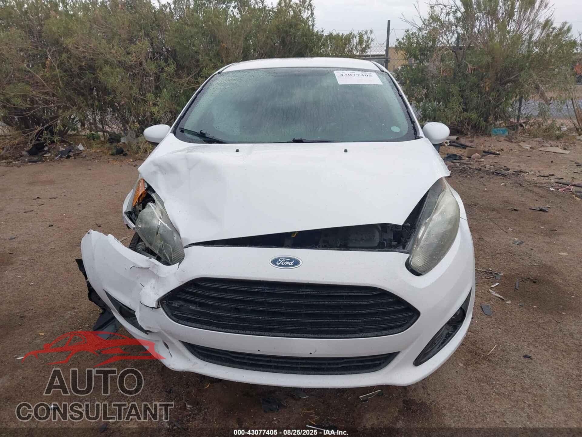 FORD FIESTA 2017 - 3FADP4EE4HM118415