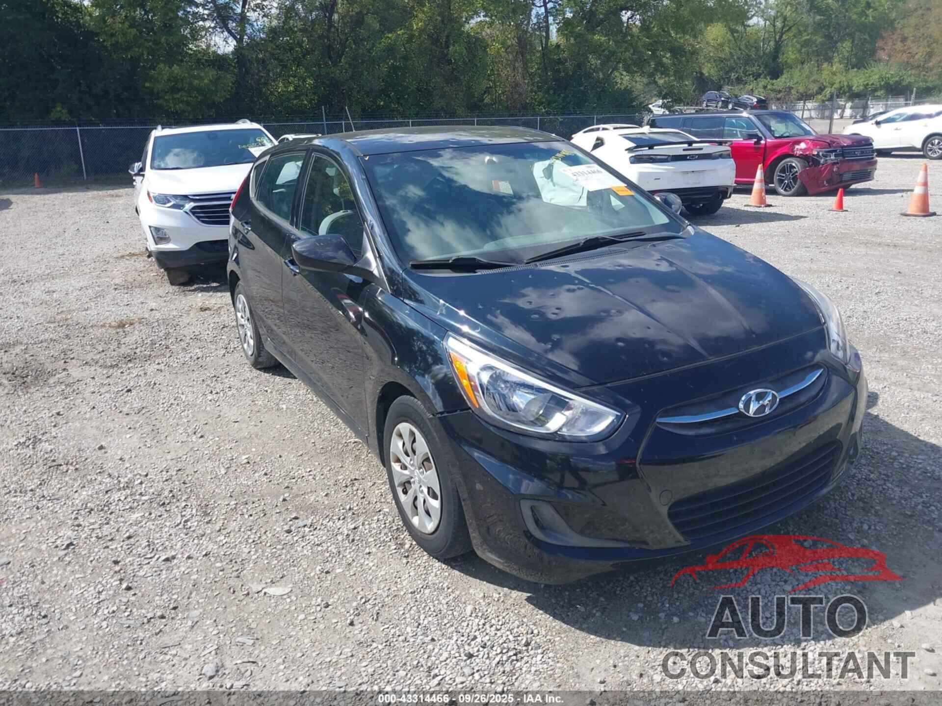 HYUNDAI ACCENT 2017 - KMHCT5AEXHU321300